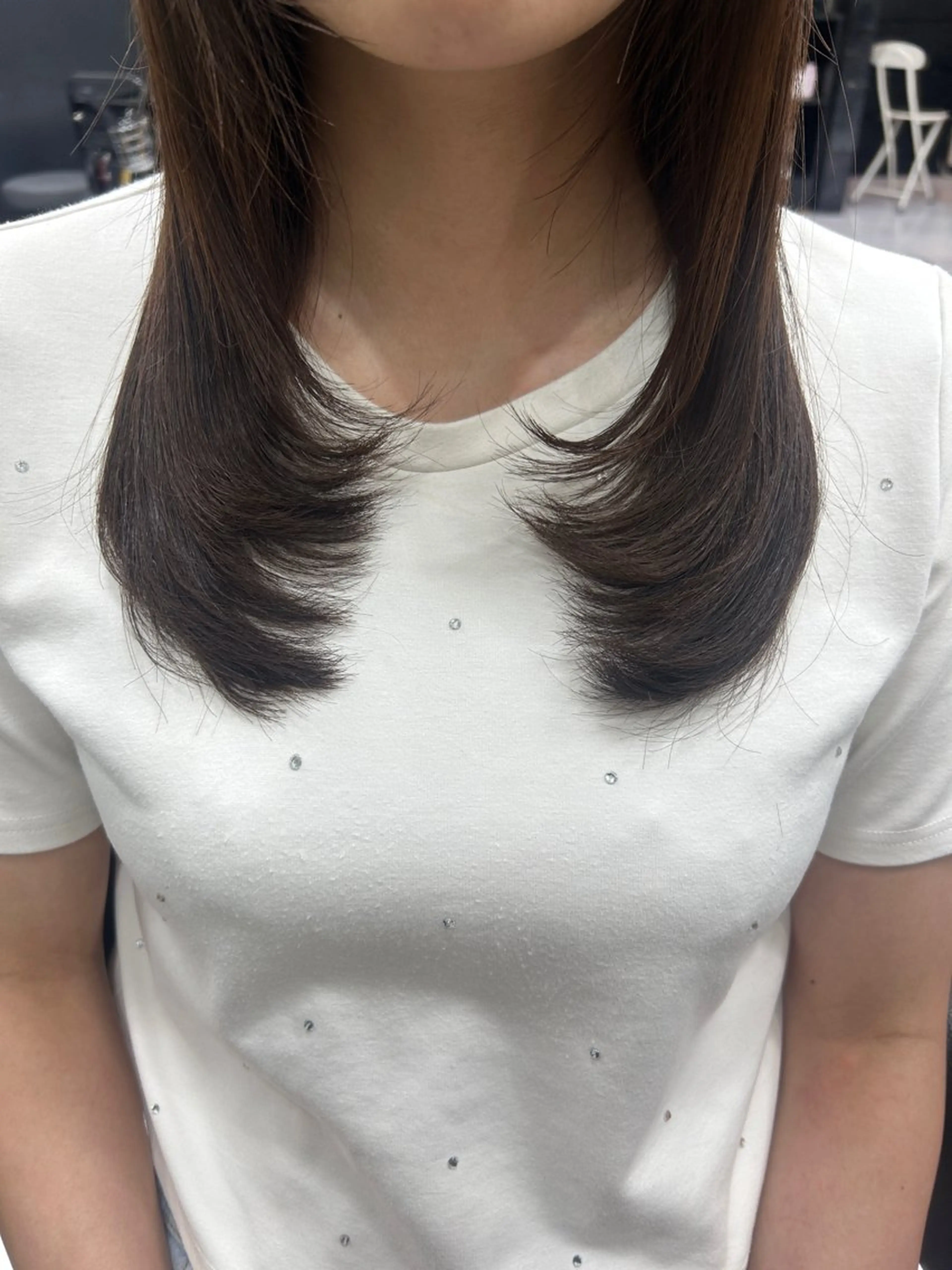 ミディアム カット 🍊小川実里🍊 カラー/レイヤーのヘアスタイル