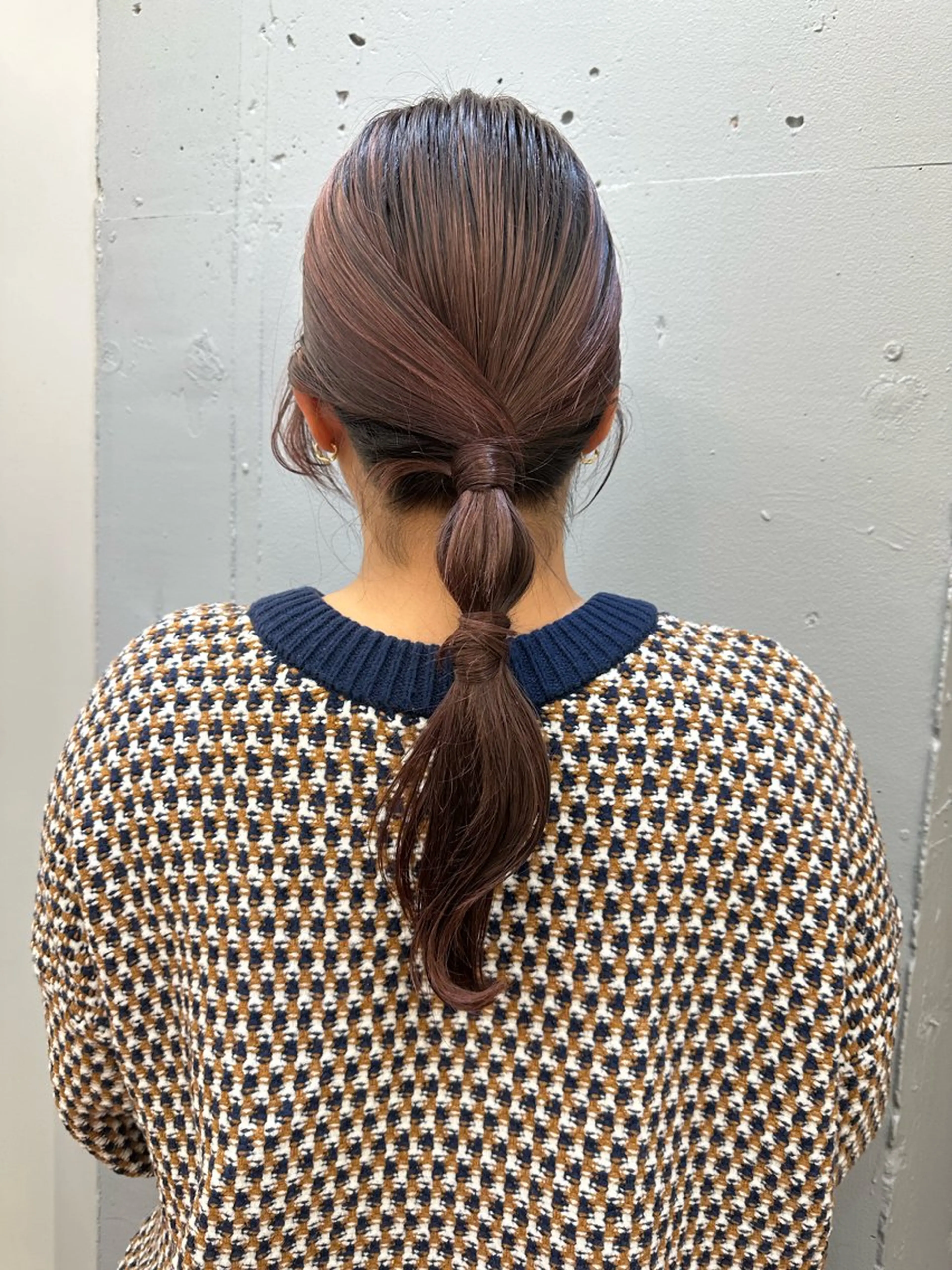 セミロング ヘアアレンジ ヘアセット さとう あやかのヘアスタイル