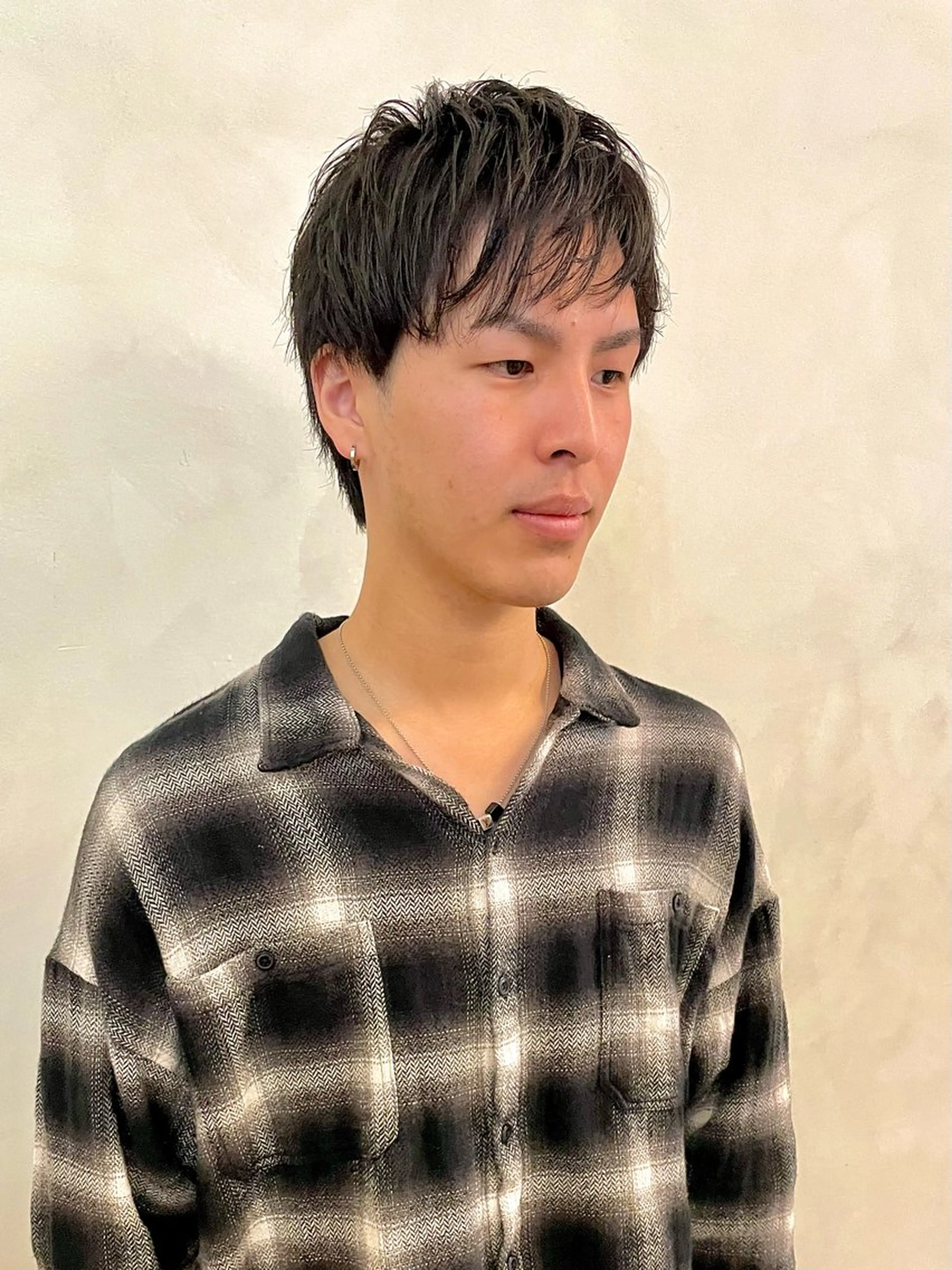 ショート メンズ 髪質改善ストレート KENTOのヘアスタイル