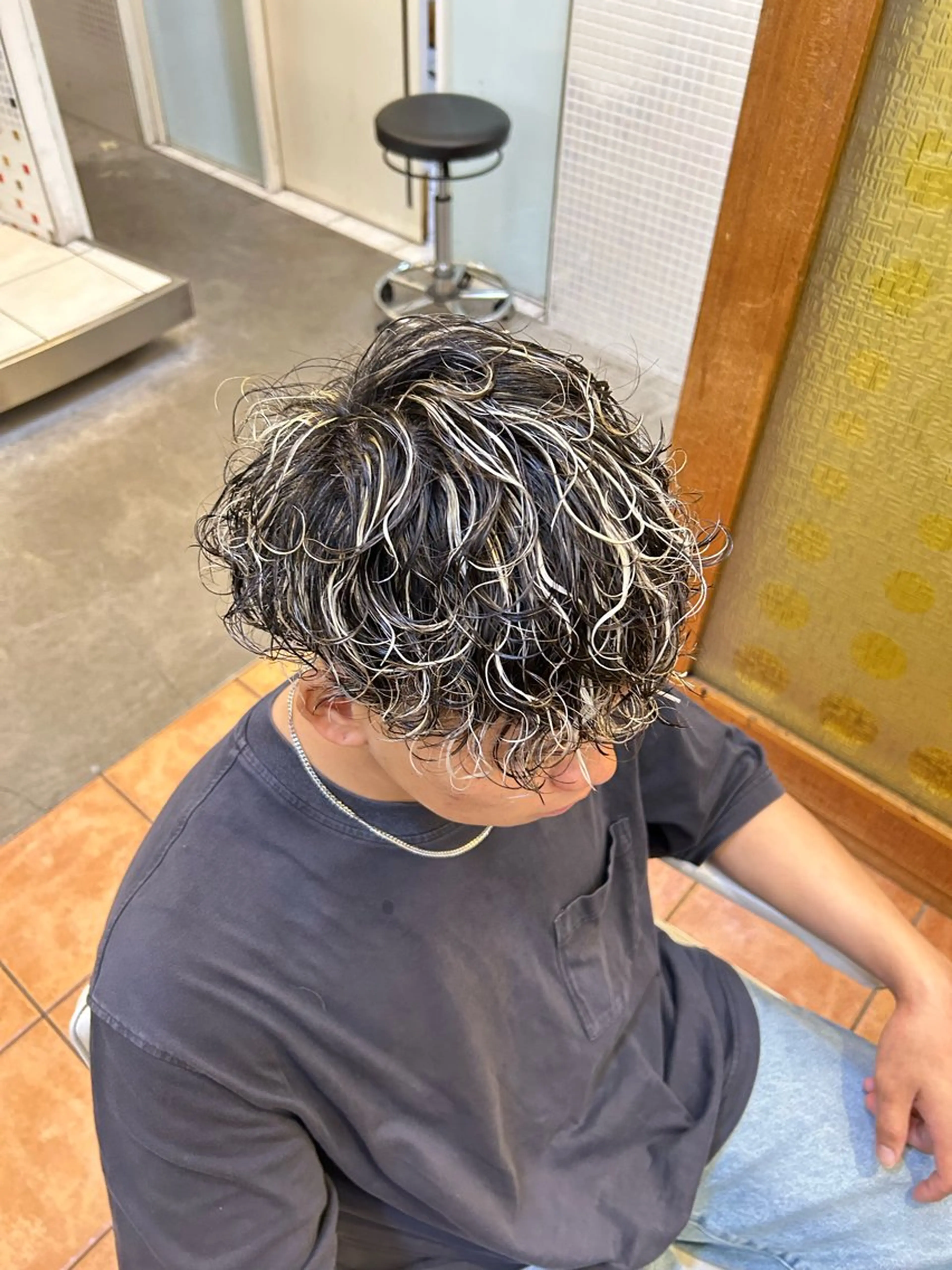 カラー メンズ カット パーマ メンズスタイル 完全再現/仁翔のヘアスタイル