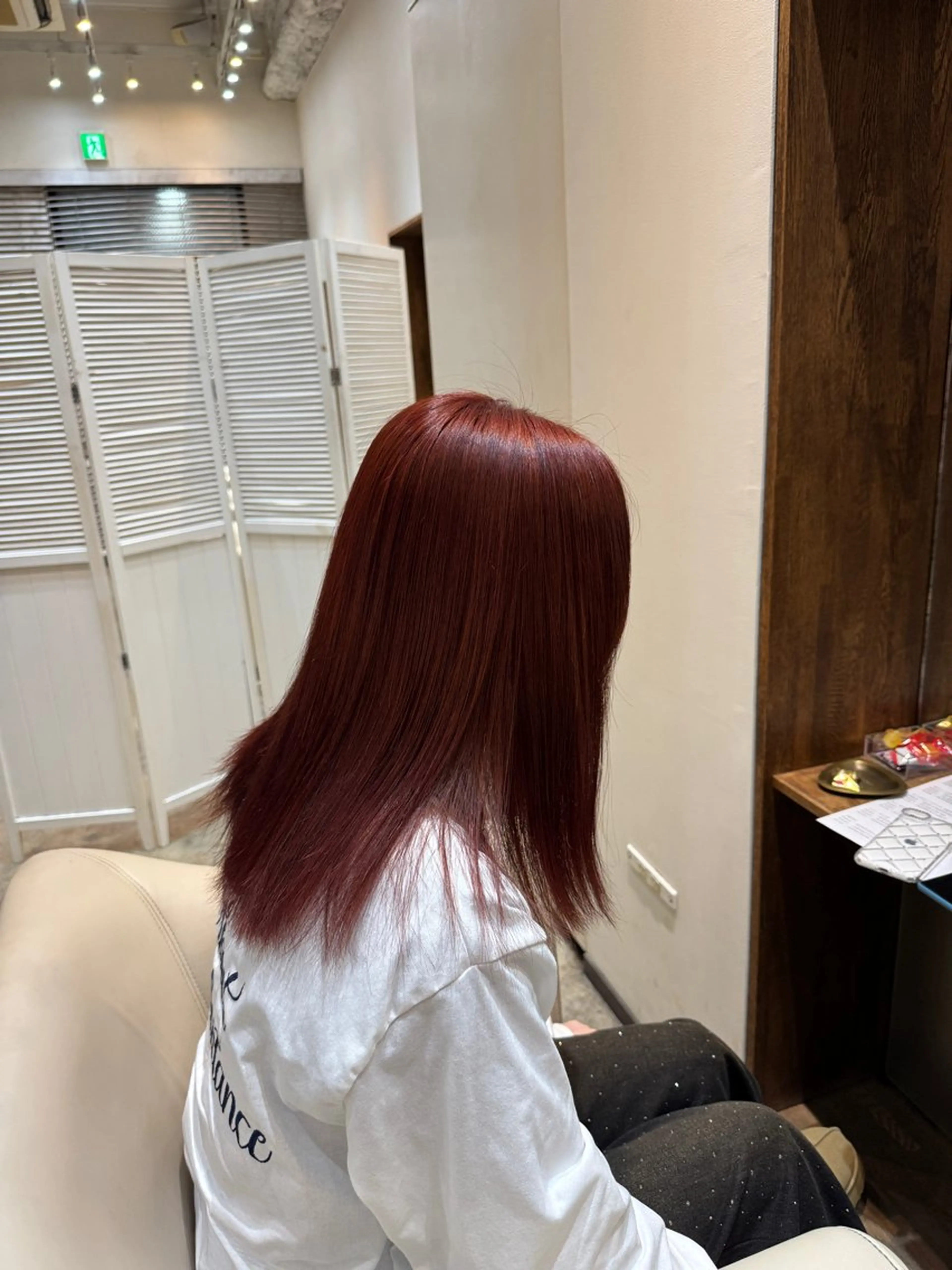 セミロング カラー 中村 空のヘアスタイル