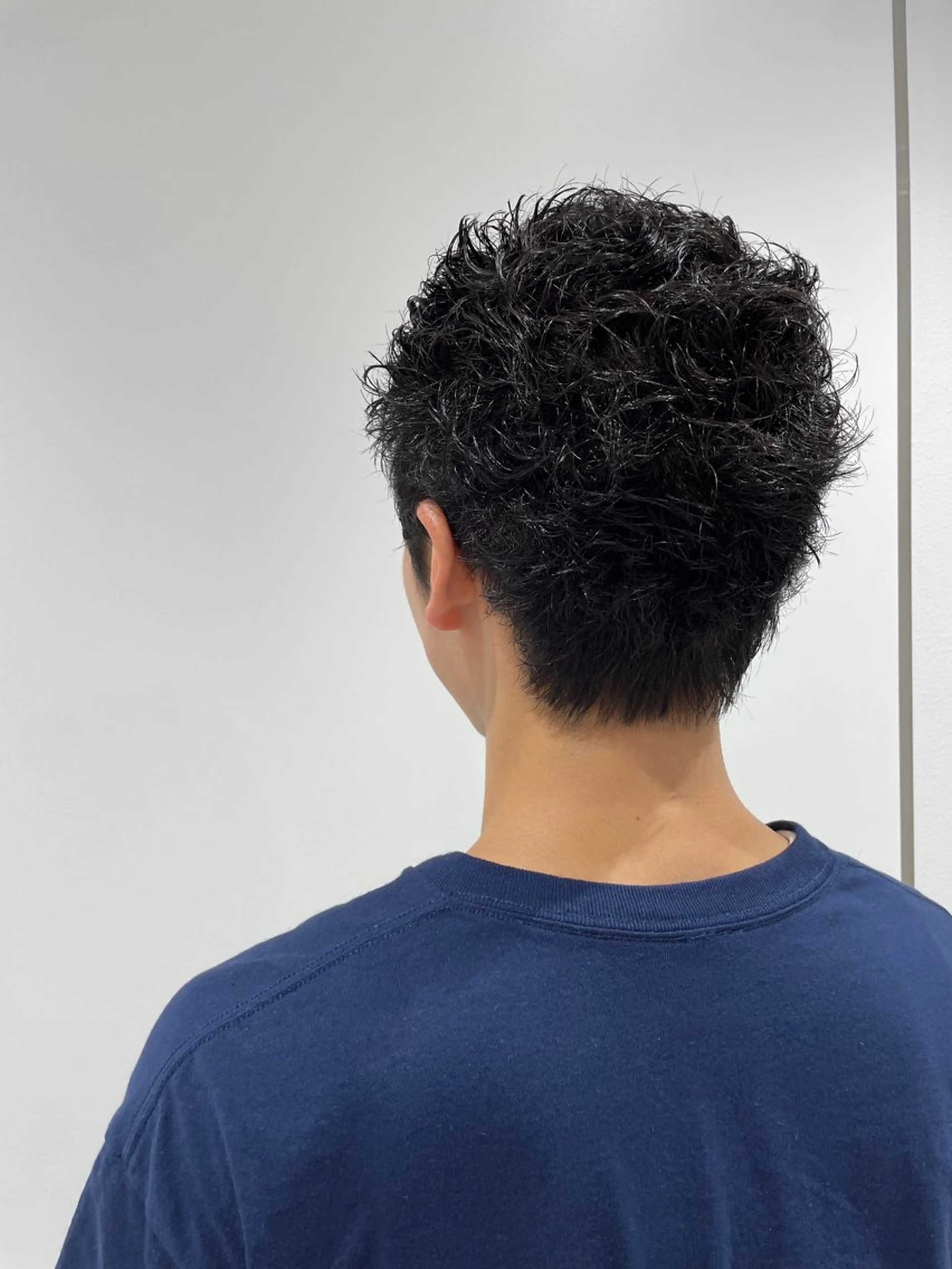 メンズ メンズパーマ カット ダブルカラー /透明感カラーRioのヘアスタイル