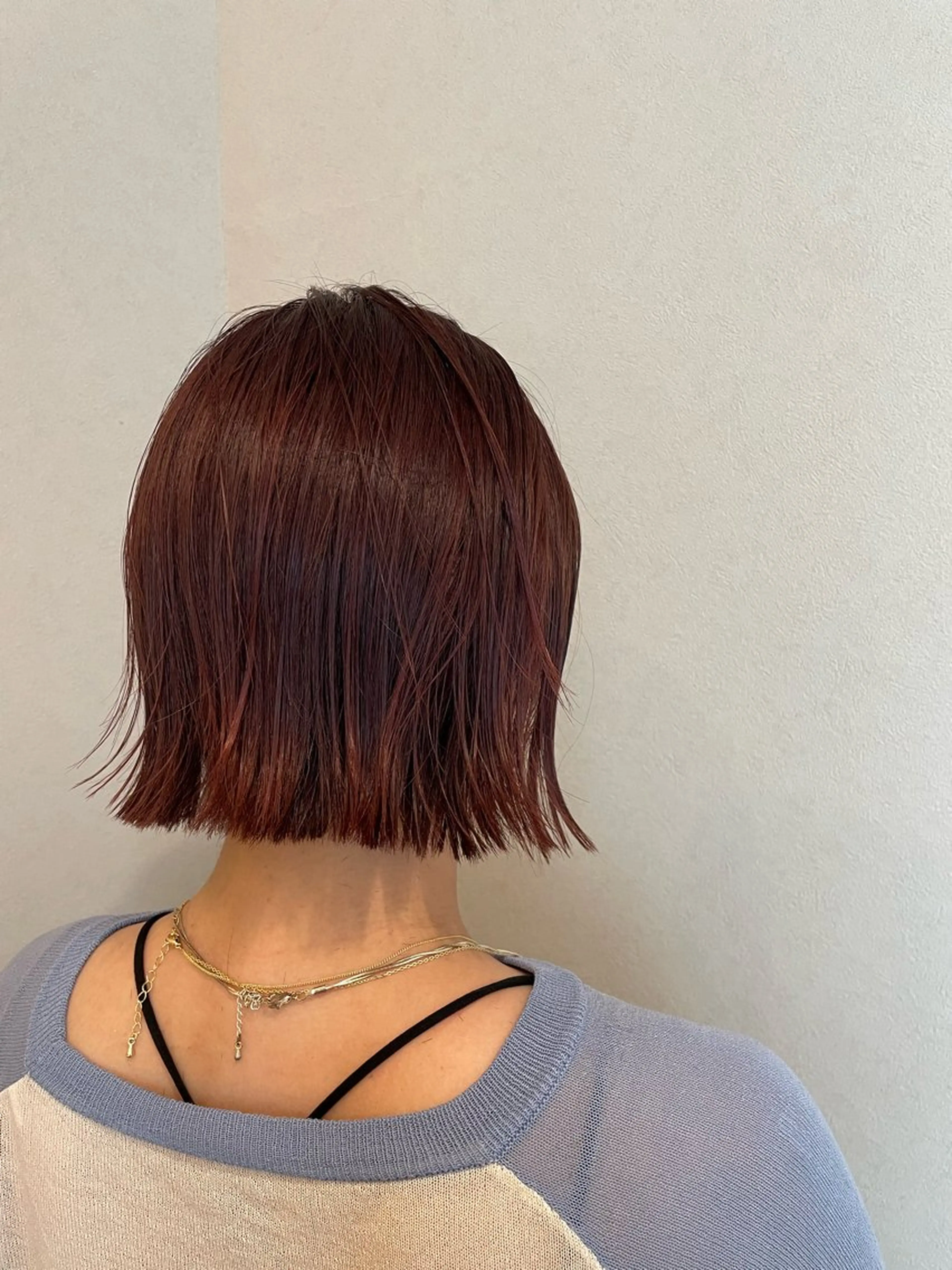 ショート 切りっぱなしボブ ボブ カット Letters〜letters hair design〜所属・ショート✨顔まわり マツモト　ショウゴのヘアスタイル
