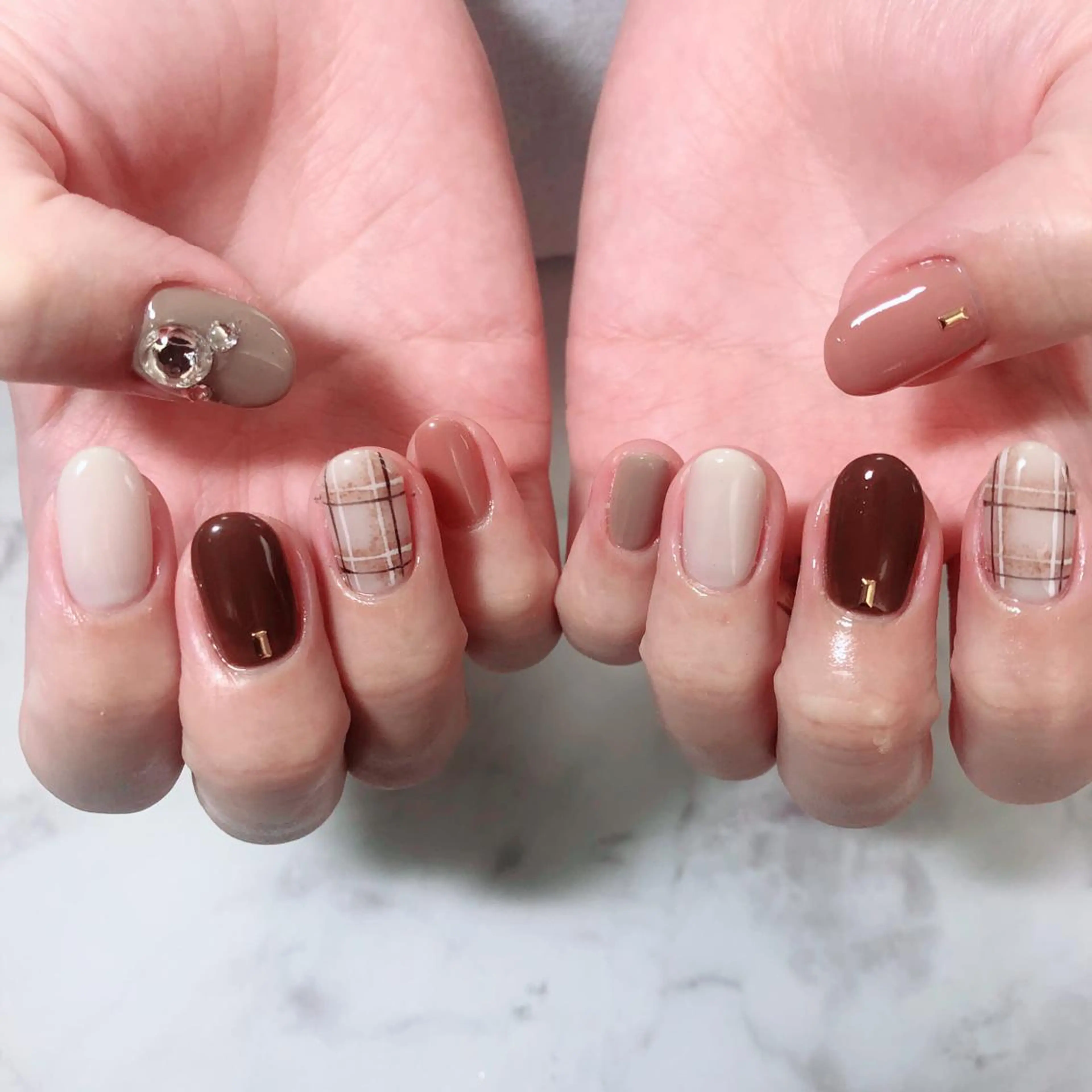 ネイル nail salon ラピスラズリのネイルデザイン