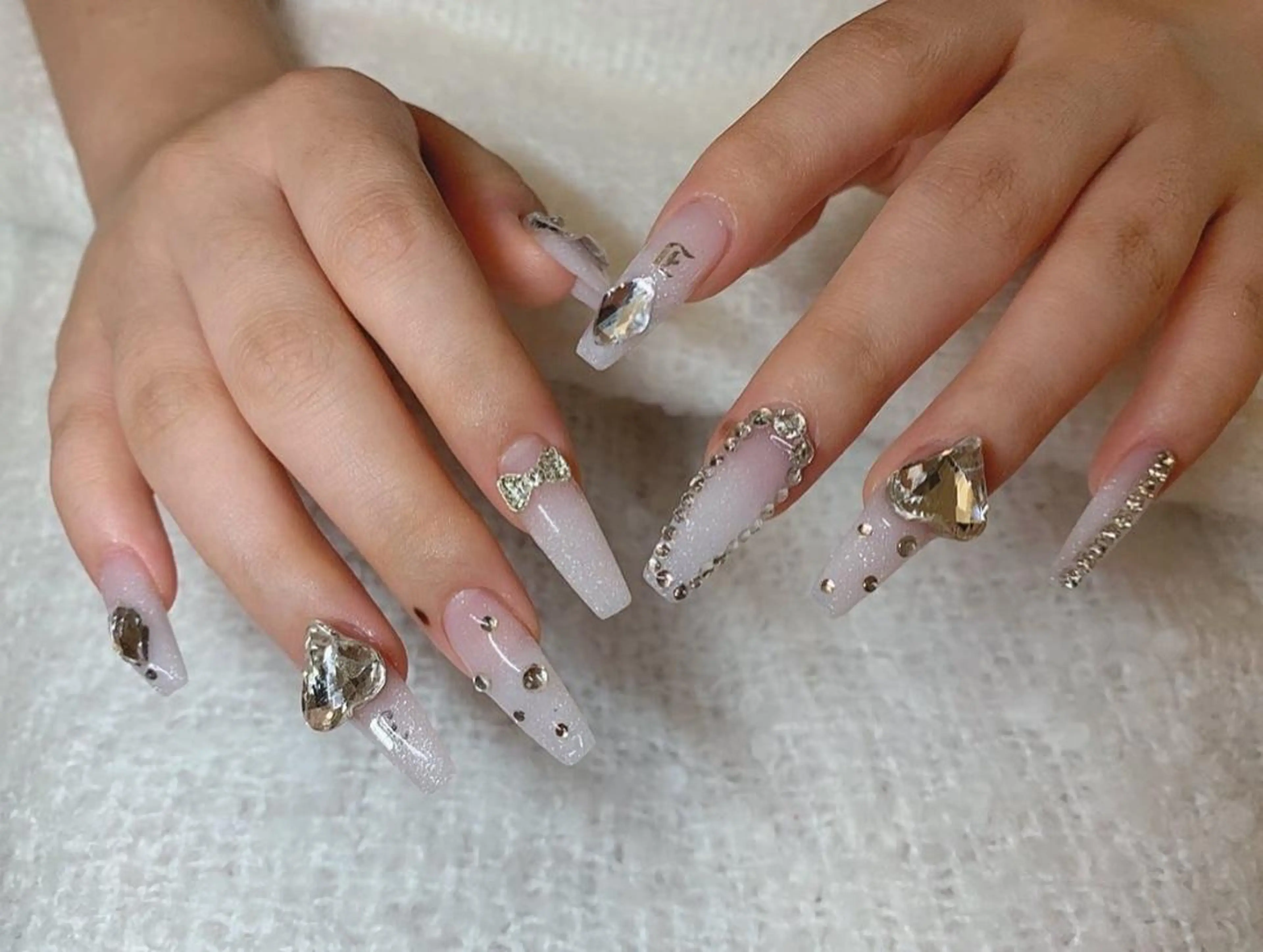 ネイル アートネイル フレンチネイル 韓国ネイル マグネットネイル ミラーネイル *･*MIMnail *･゜ﾟ･*:･*のネイルデザイン
