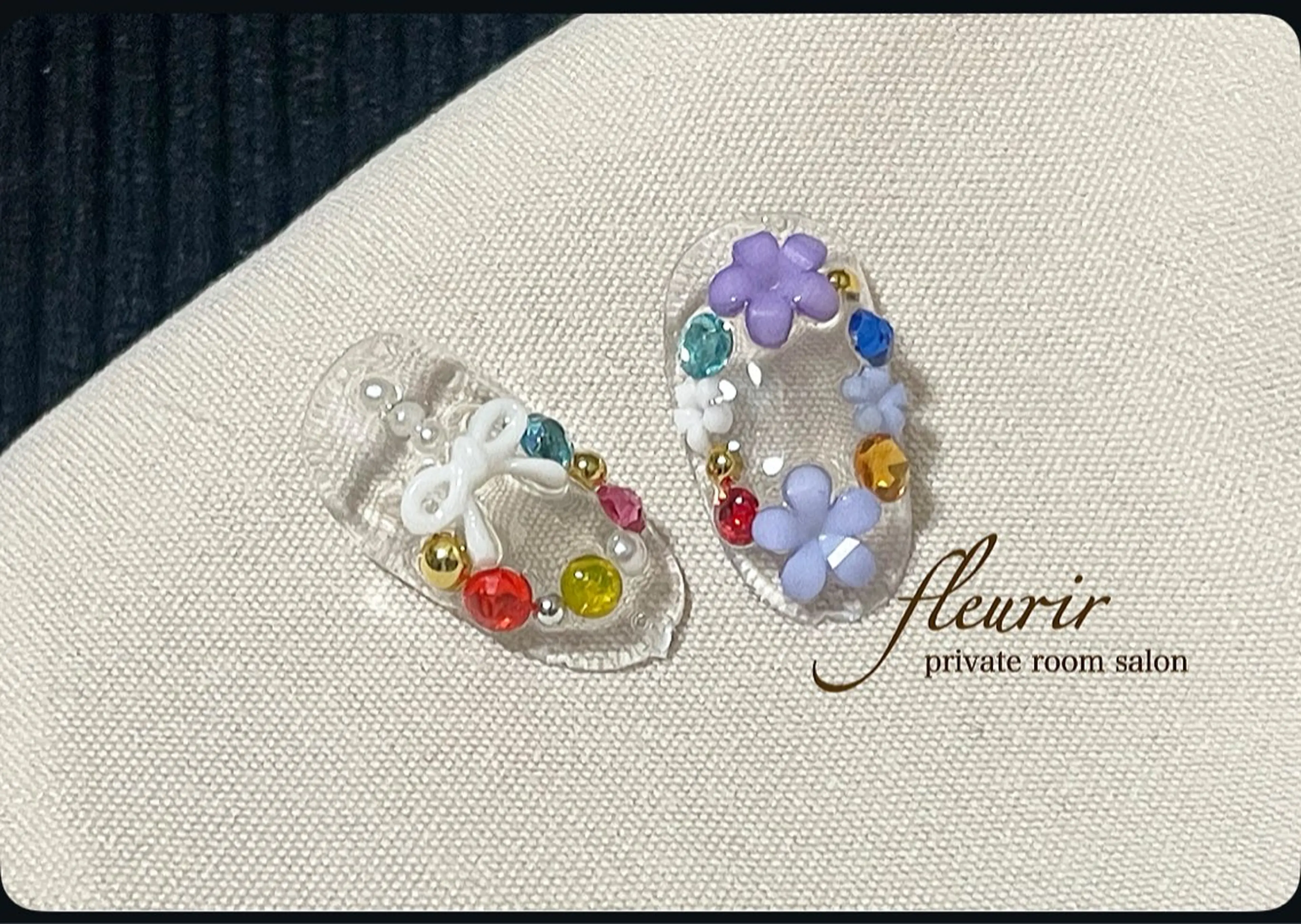 【🎄オーナメント🎅】当日施術時に追加ok。予約したメニューデザインに 1本～ リースをのせられます。各+500円の写真