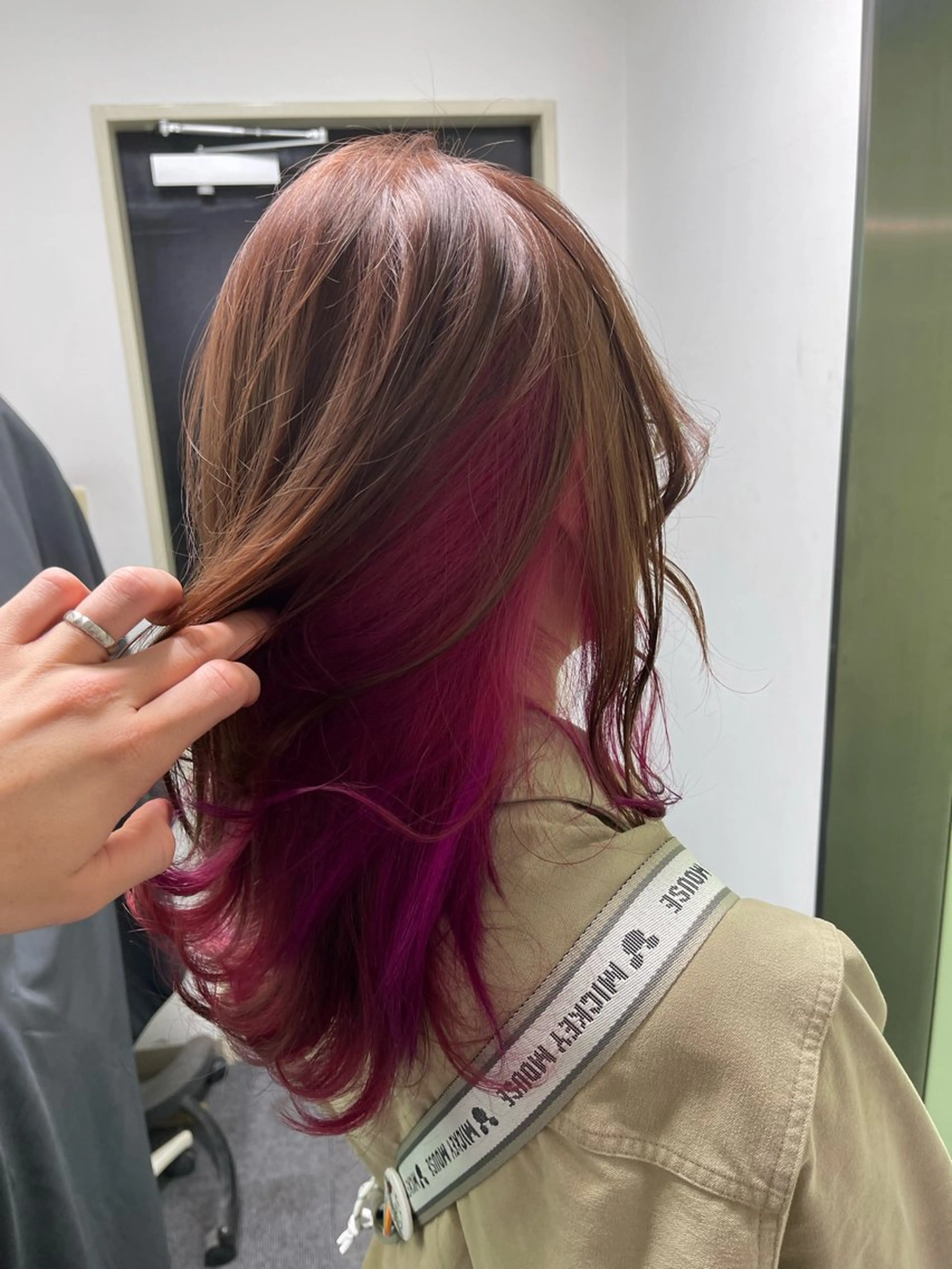 ミディアム カラー ブリーチカラー /名駅/楓のヘアスタイル