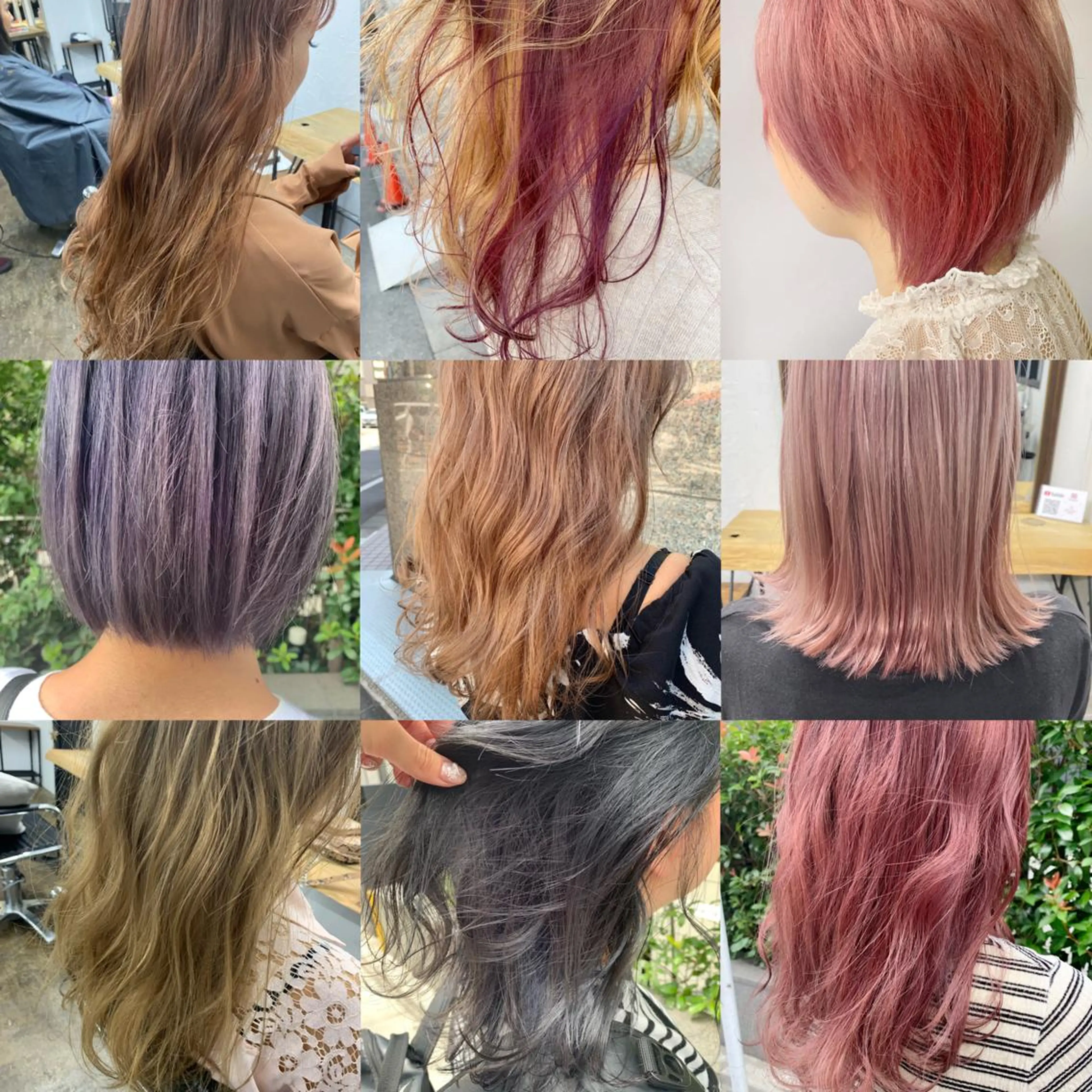 ショート ダブルカラー　/ インナーカラーMiiのヘアスタイル