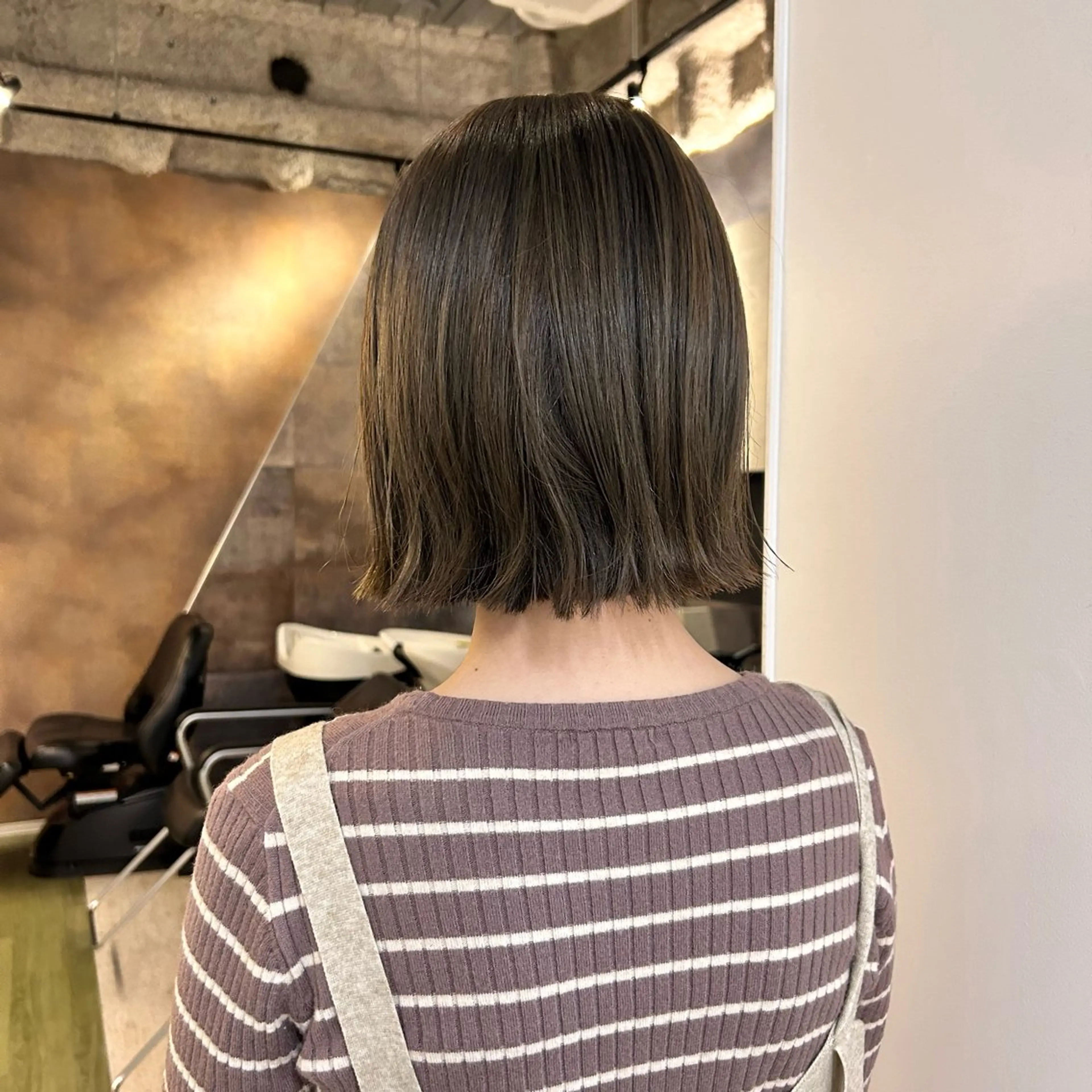 ミディアム カラー ベージュカラー 透明感カラー オリーブベージュ ピンクカラー ピンクベージュ カット ヘアカラー GO TODAY SHAiRE SALON所属・SAKINO． ベージュカラーのヘアスタイル