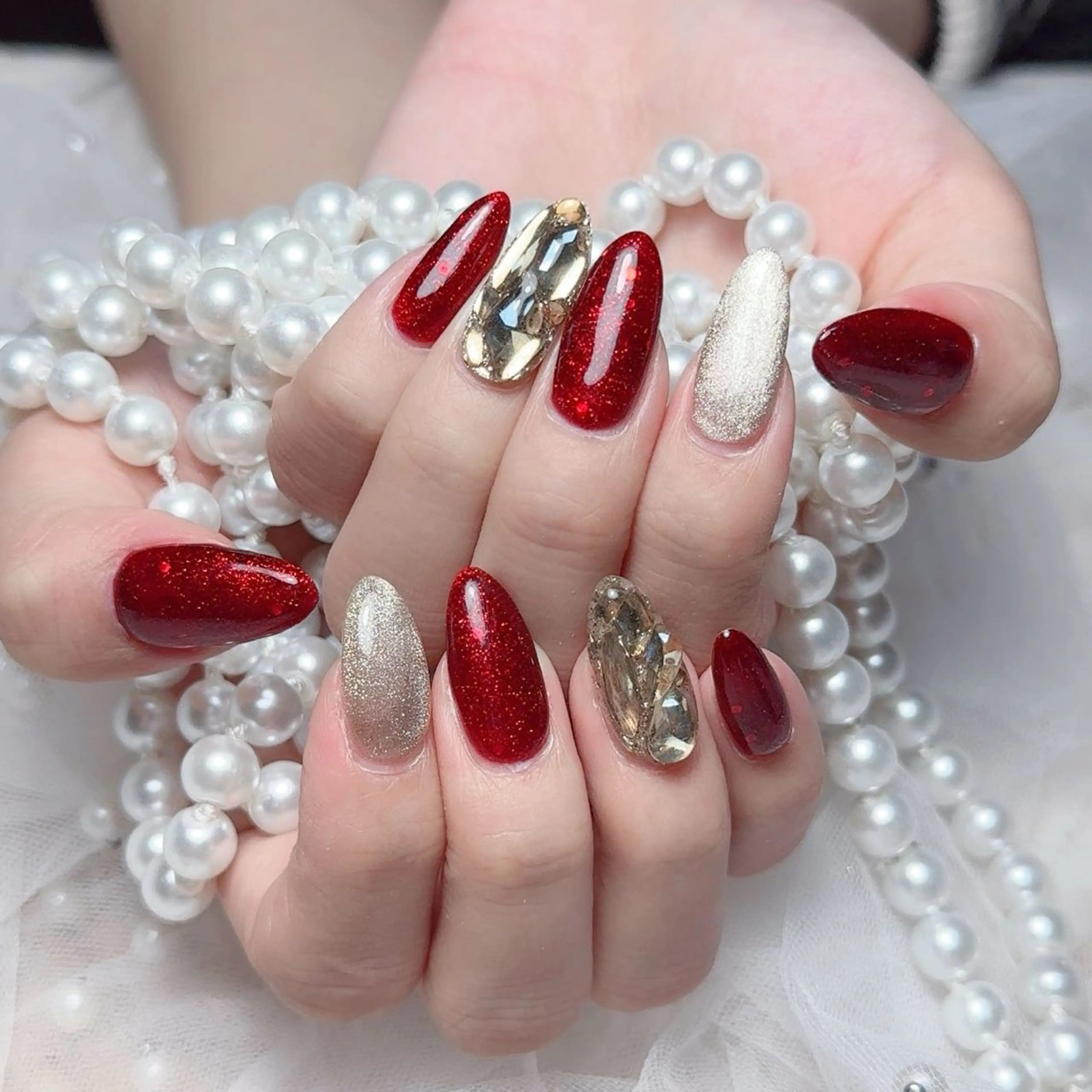 ネイル M🌷nail 長さだし専門店のネイルデザイン