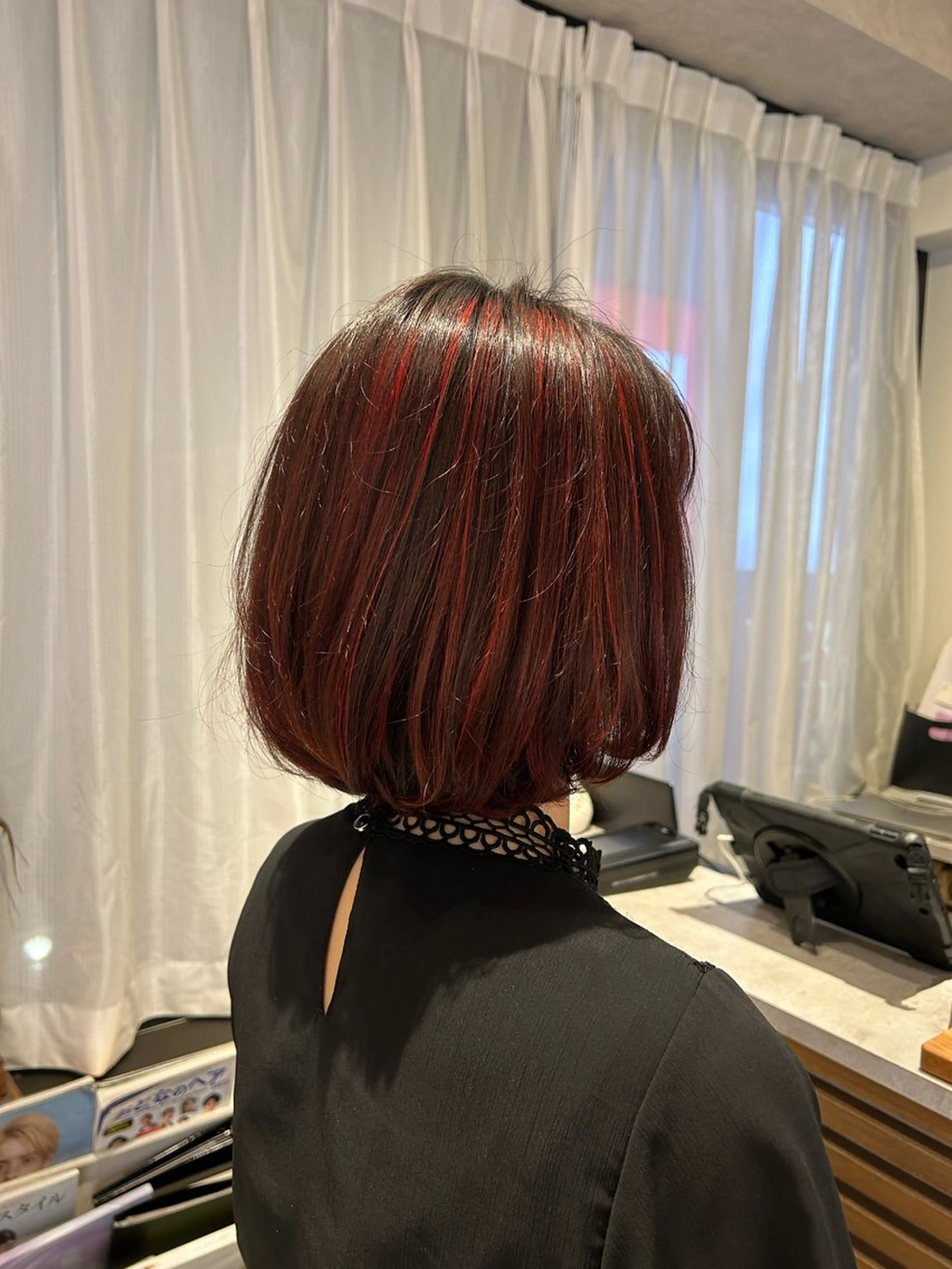 ショート カラー あやこ🌷 /新宿美容室のヘアスタイル