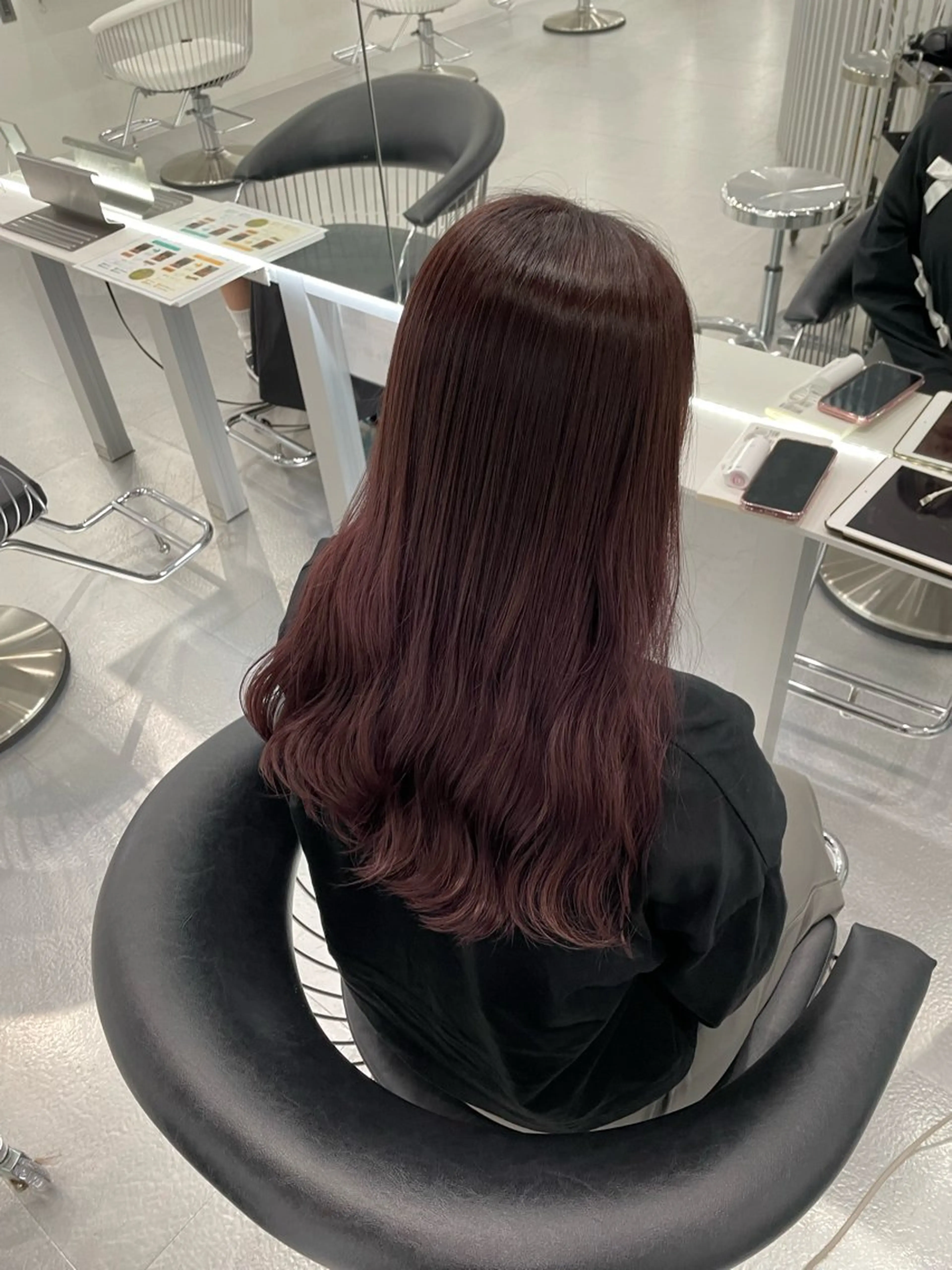 セミロング カラー ヘアカラー 野崎 孝章のヘアスタイル