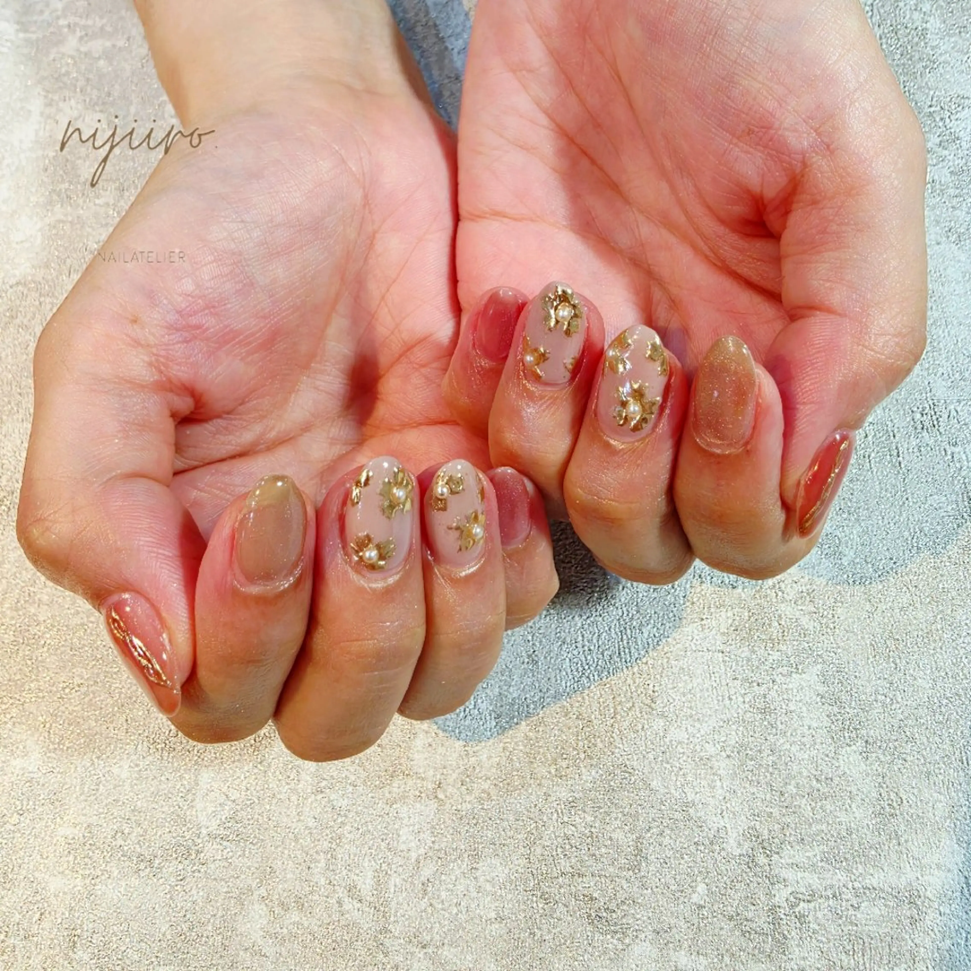 ネイル ハンドネイル nailatelier nijiiro.所属・nijiiro🌈 サトウのネイルデザイン