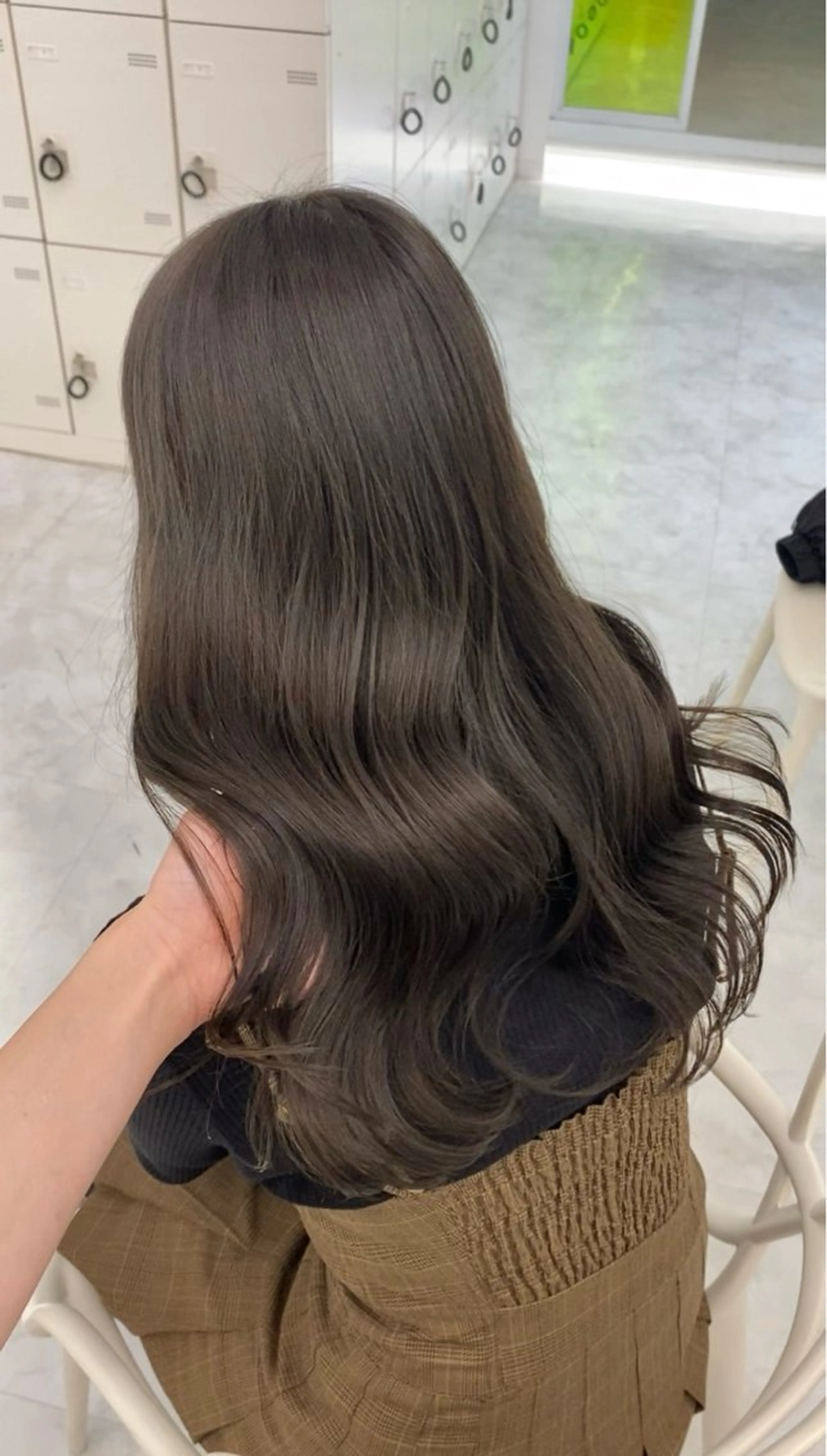 カラー ヘアカラー 🤍透明感グレージュ オリーブ🤍RINのヘアスタイル