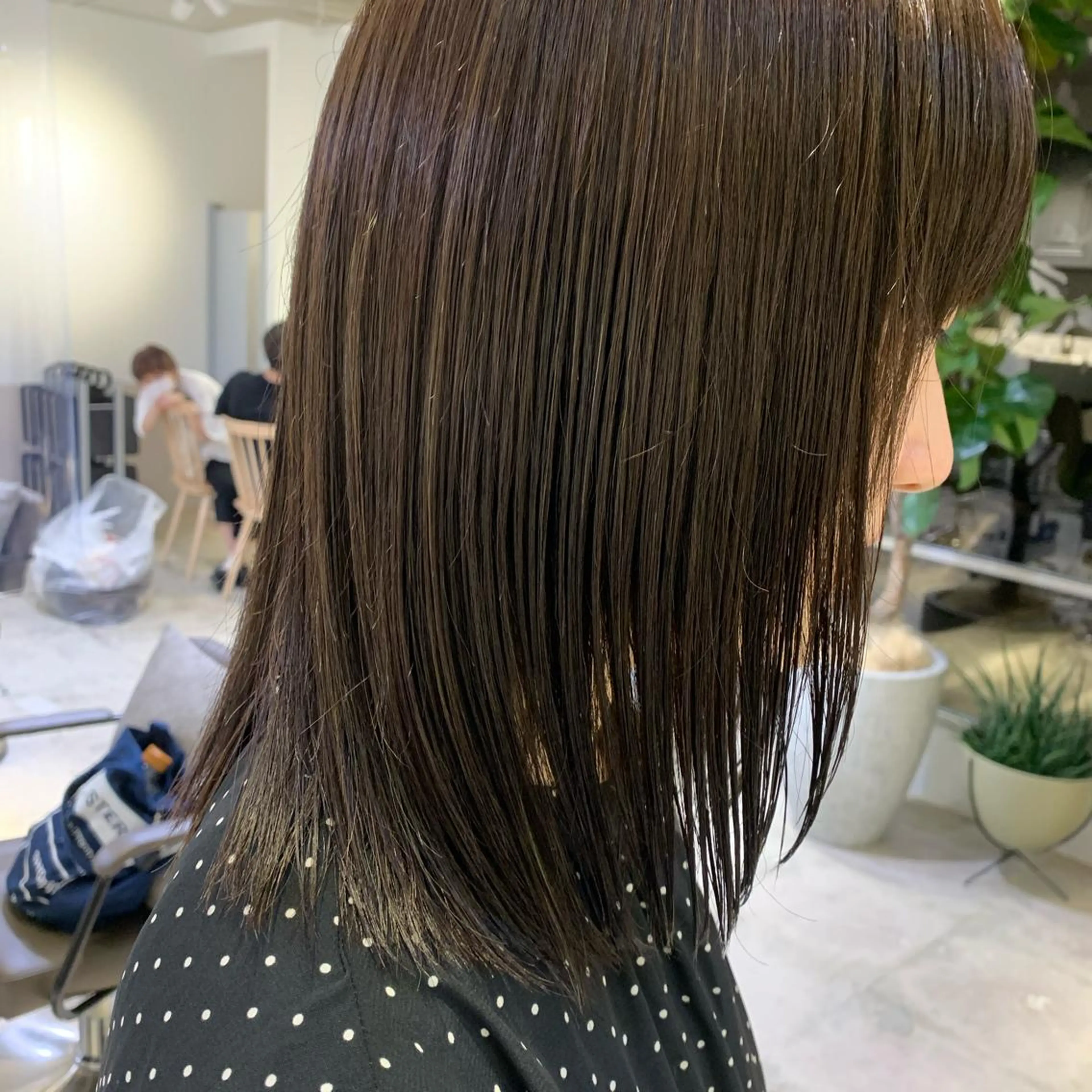 カラー ベージュカラー オリーブベージュ 鈴木 真司のヘアスタイル