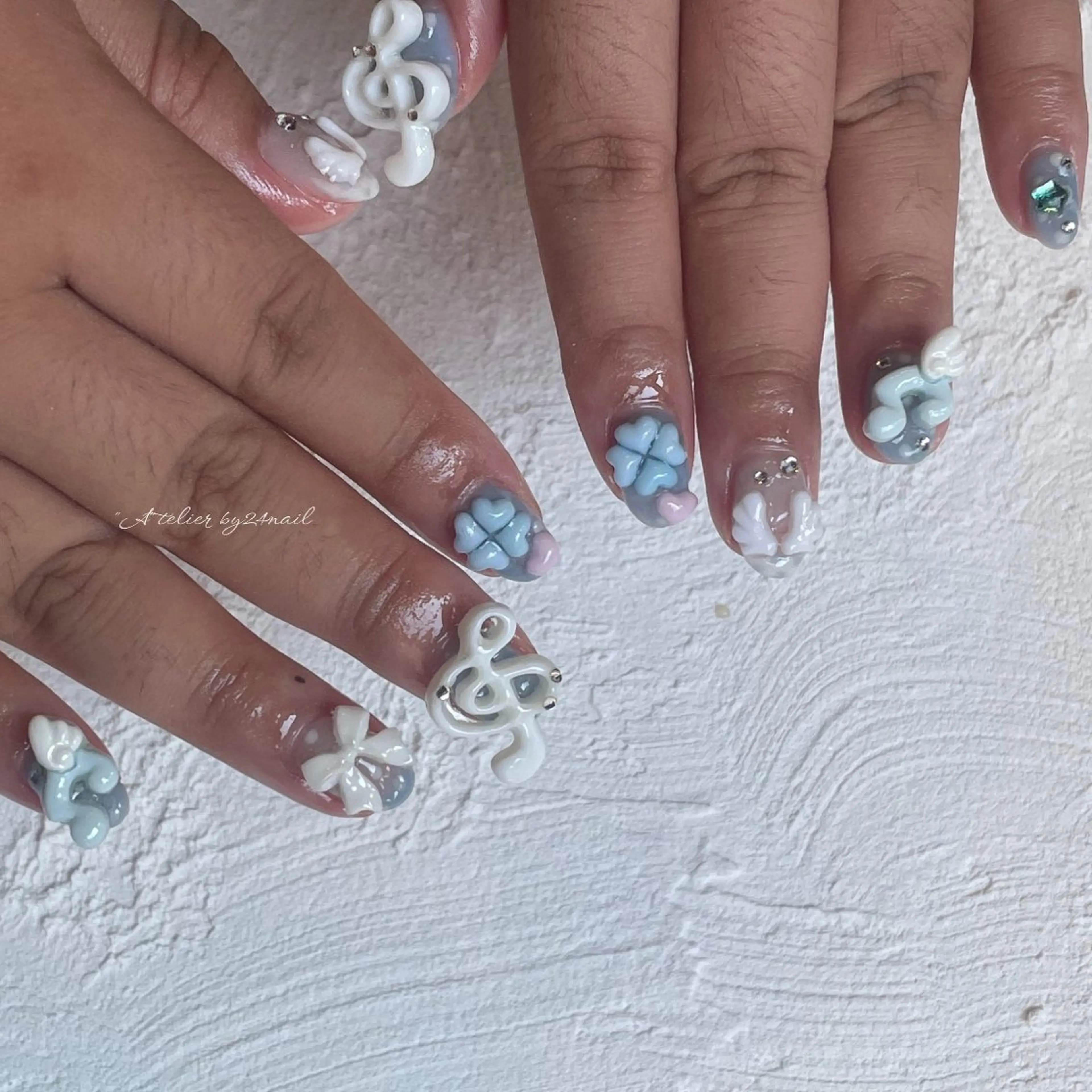 ãã€ã« ãã³ããã€ã« Atelier by 24nail/Ayaã®ãã€ã«ãã¶ã€ã³