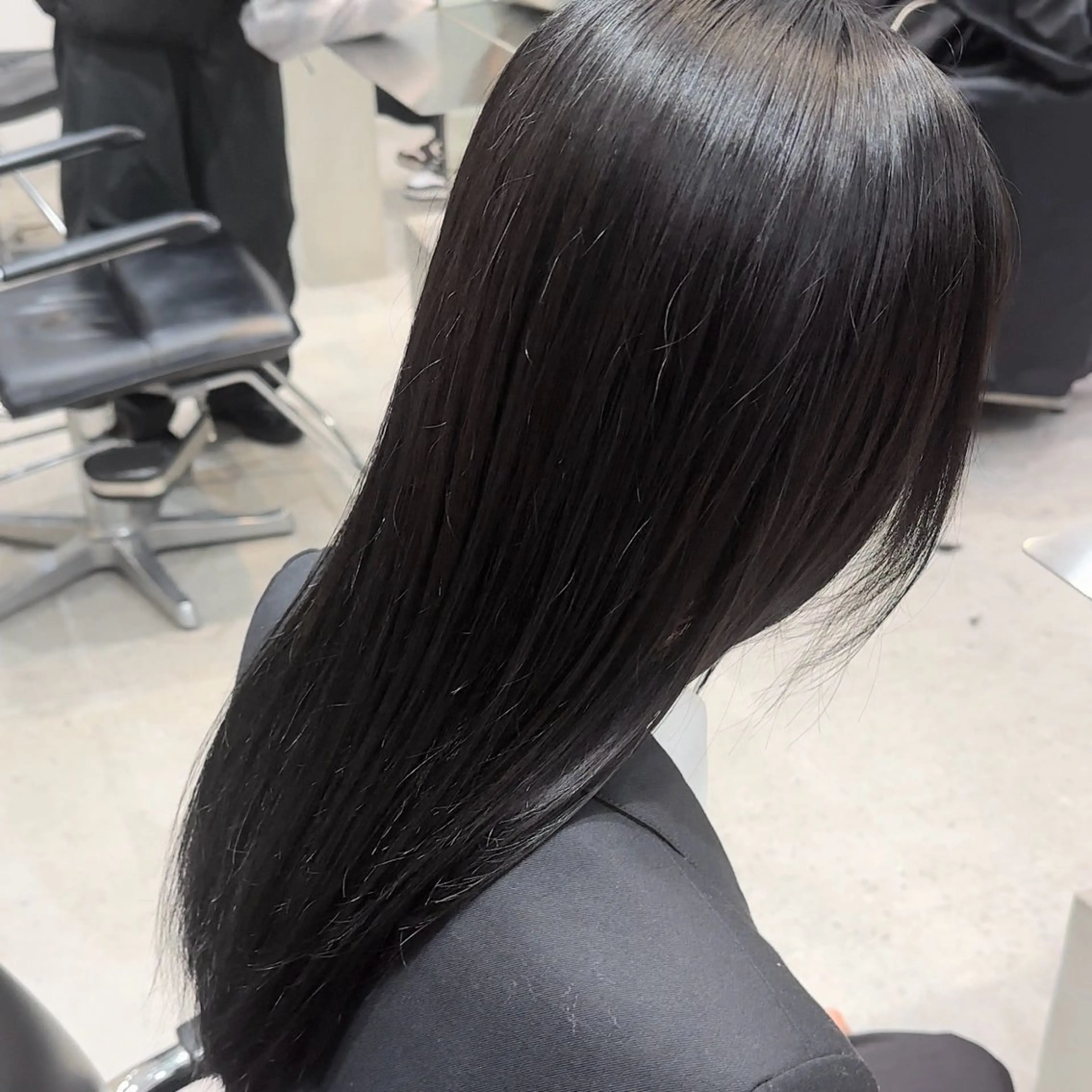 ロング 縮毛矯正 当日予約⭕️ fifth渋谷太田のヘアスタイル