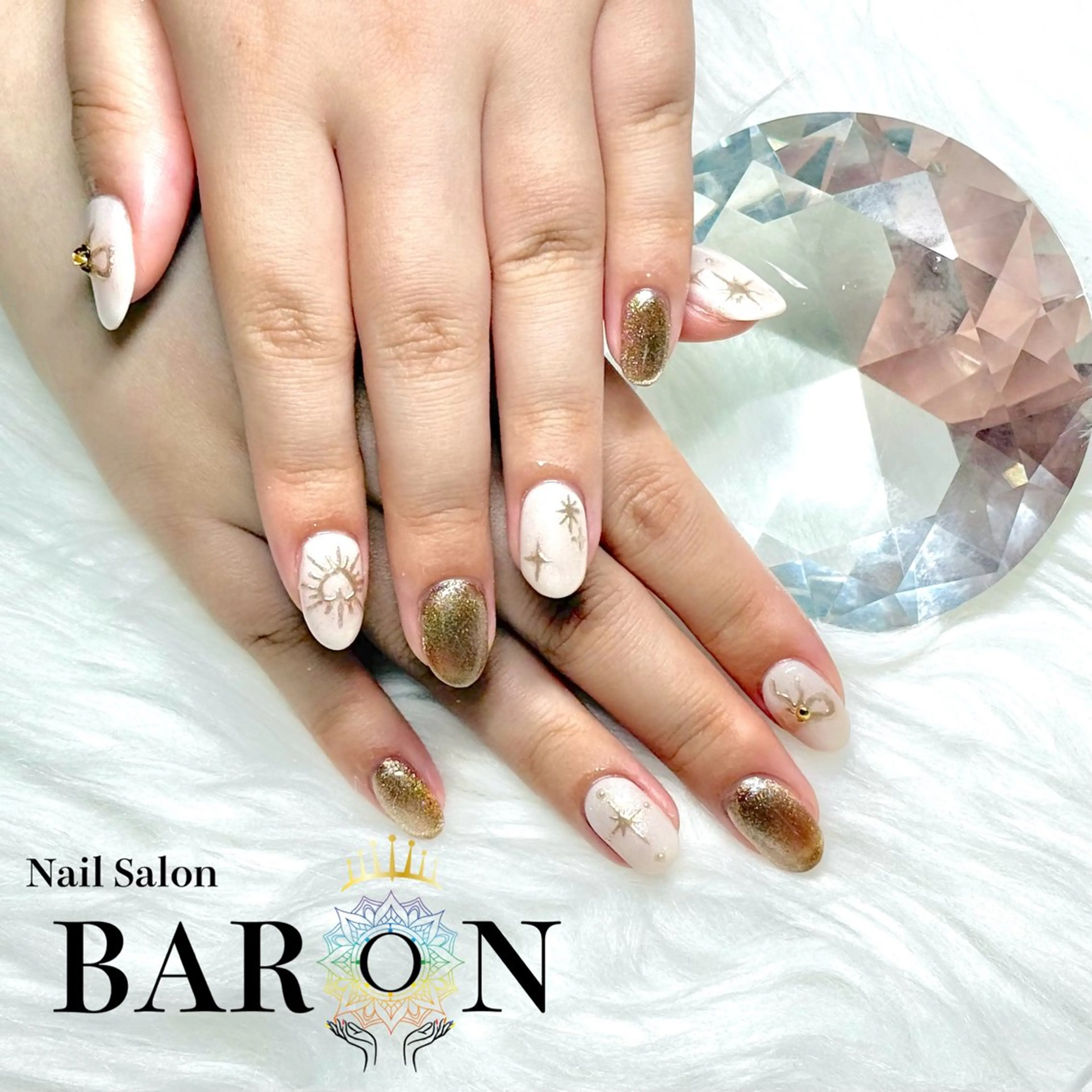 ネイル ハンドネイル BARON本厚木店 🐹RIN🐹のネイルデザイン