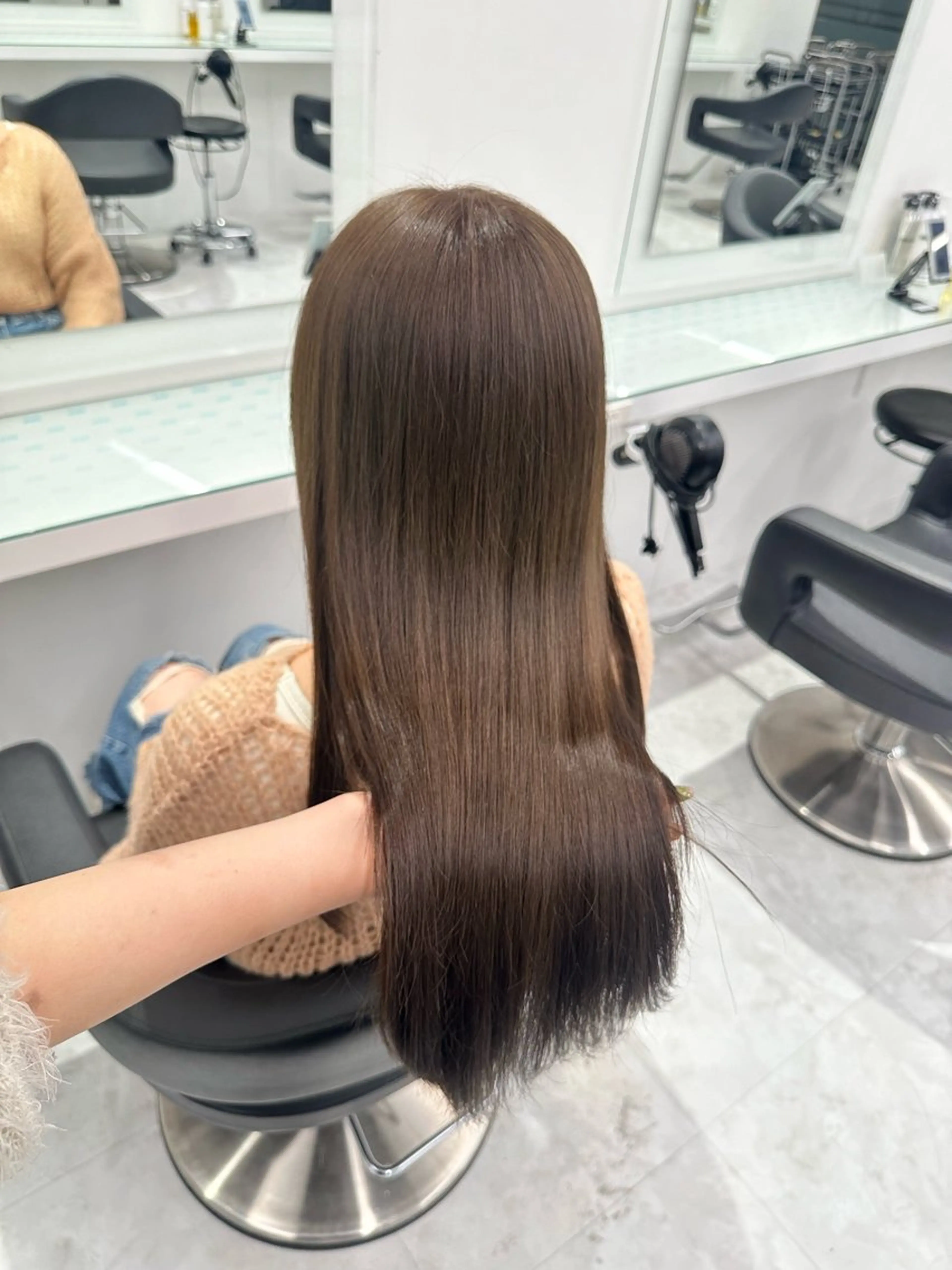 カラー マンツーマン/原宿/ 透明感カラー⭐️のヘアスタイル