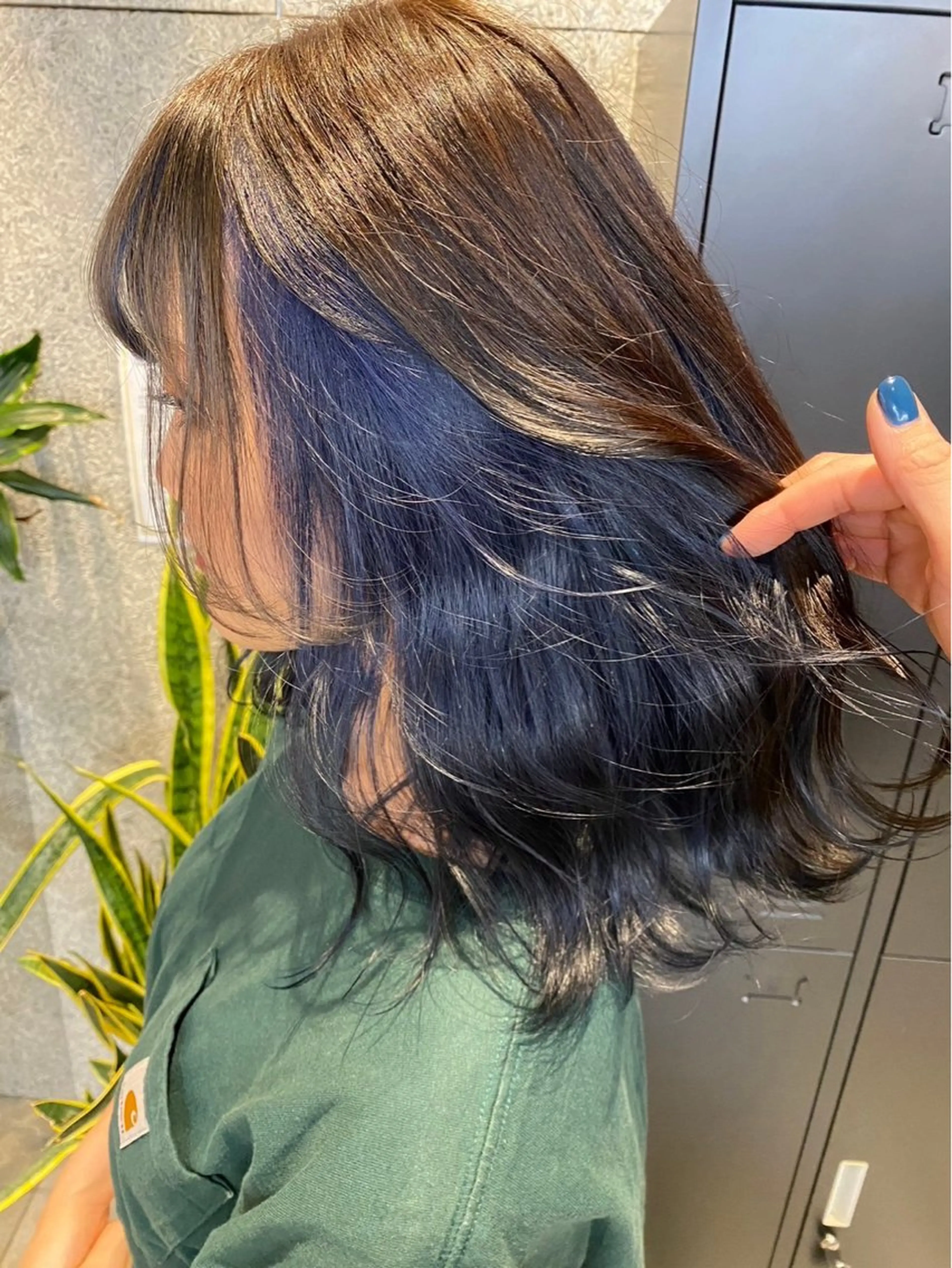 セミロング カラー ⛄️推し活ヘア🖤 ♡sachika♡のヘアスタイル