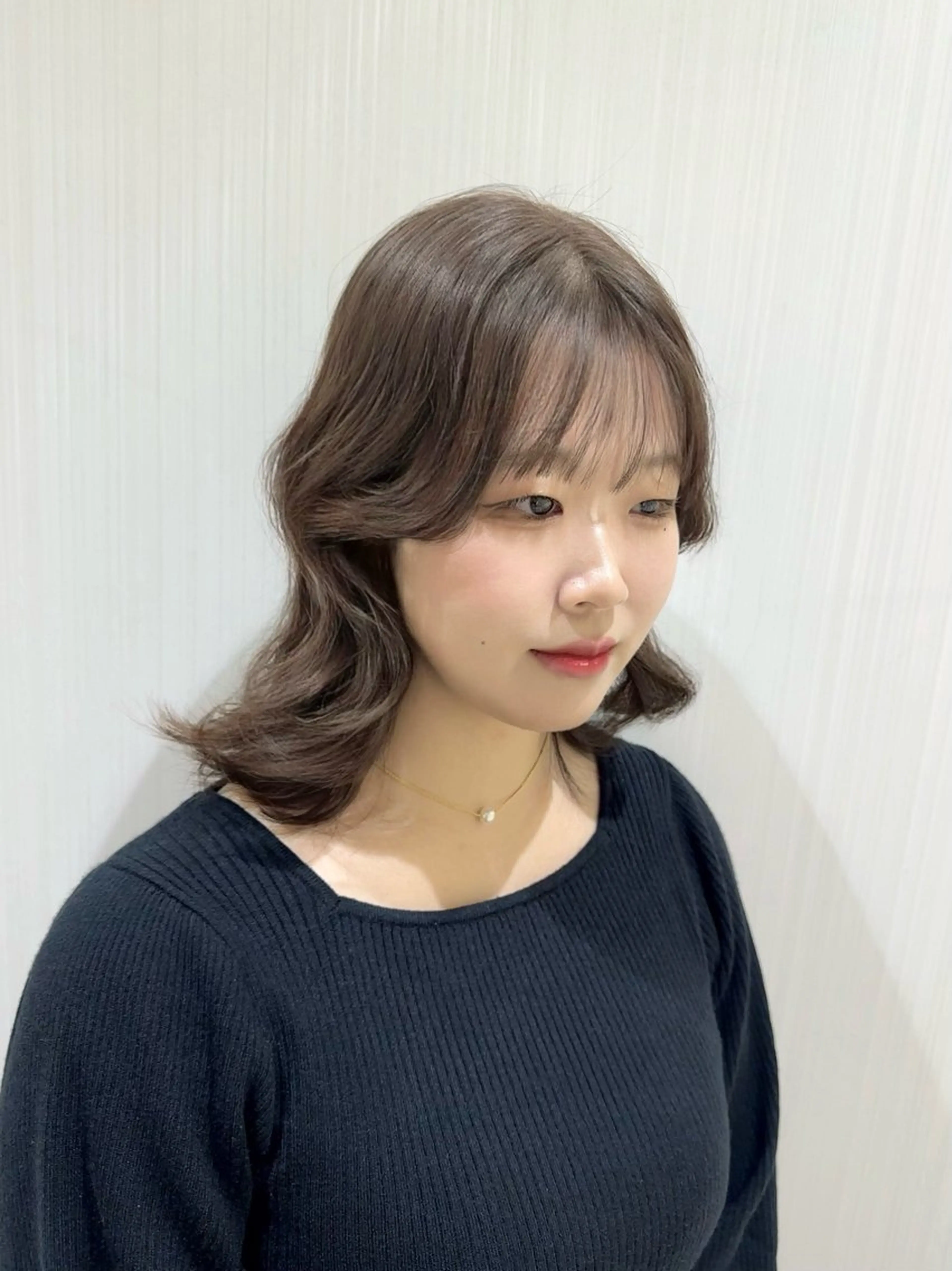 セミロング orgo所属・💖中韓mix style💖チヒロのヘアスタイル