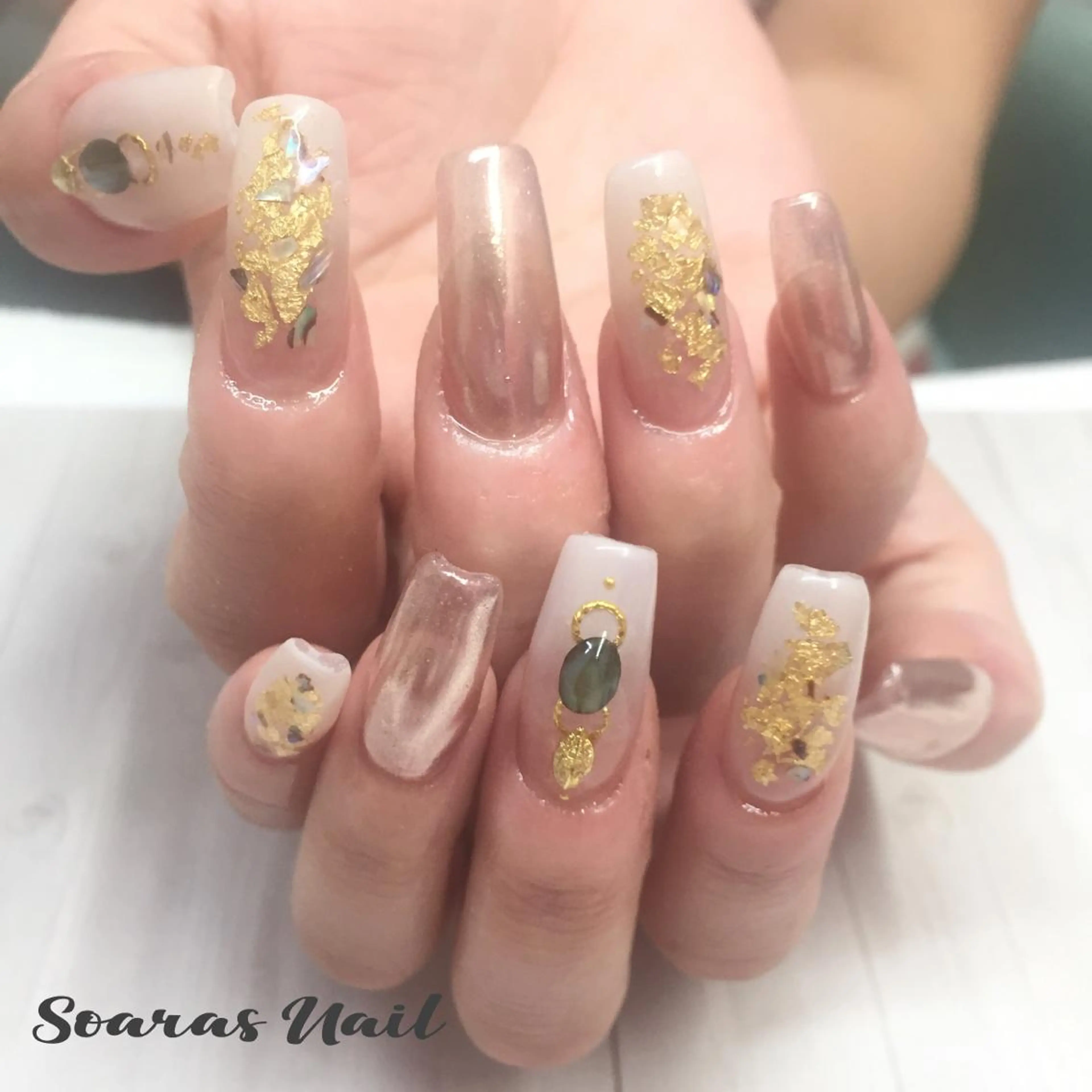 ネイル スカルプネイル soaras nailのネイルデザイン
