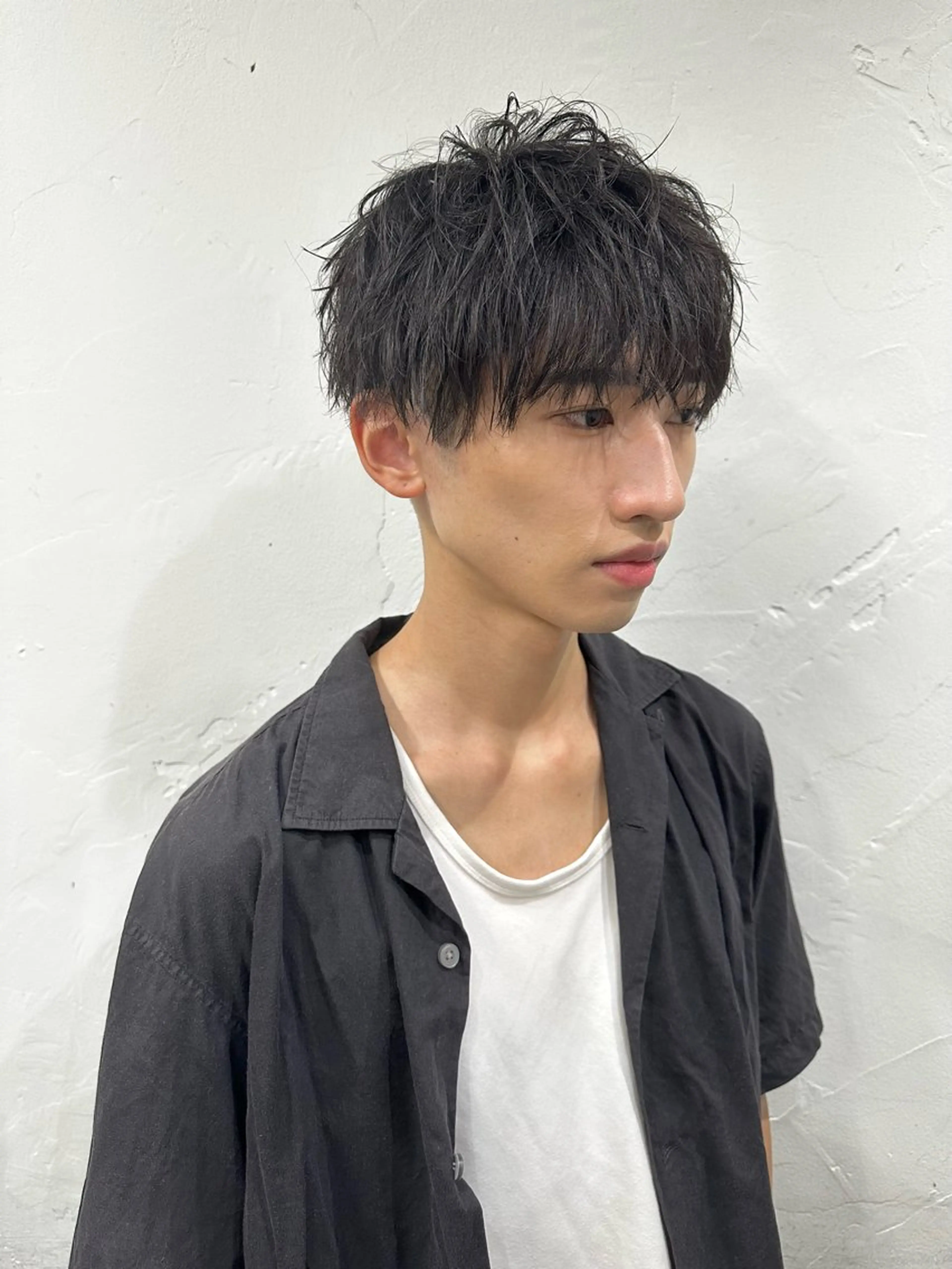 メンズ 無料カットモデル ユナのヘアスタイル