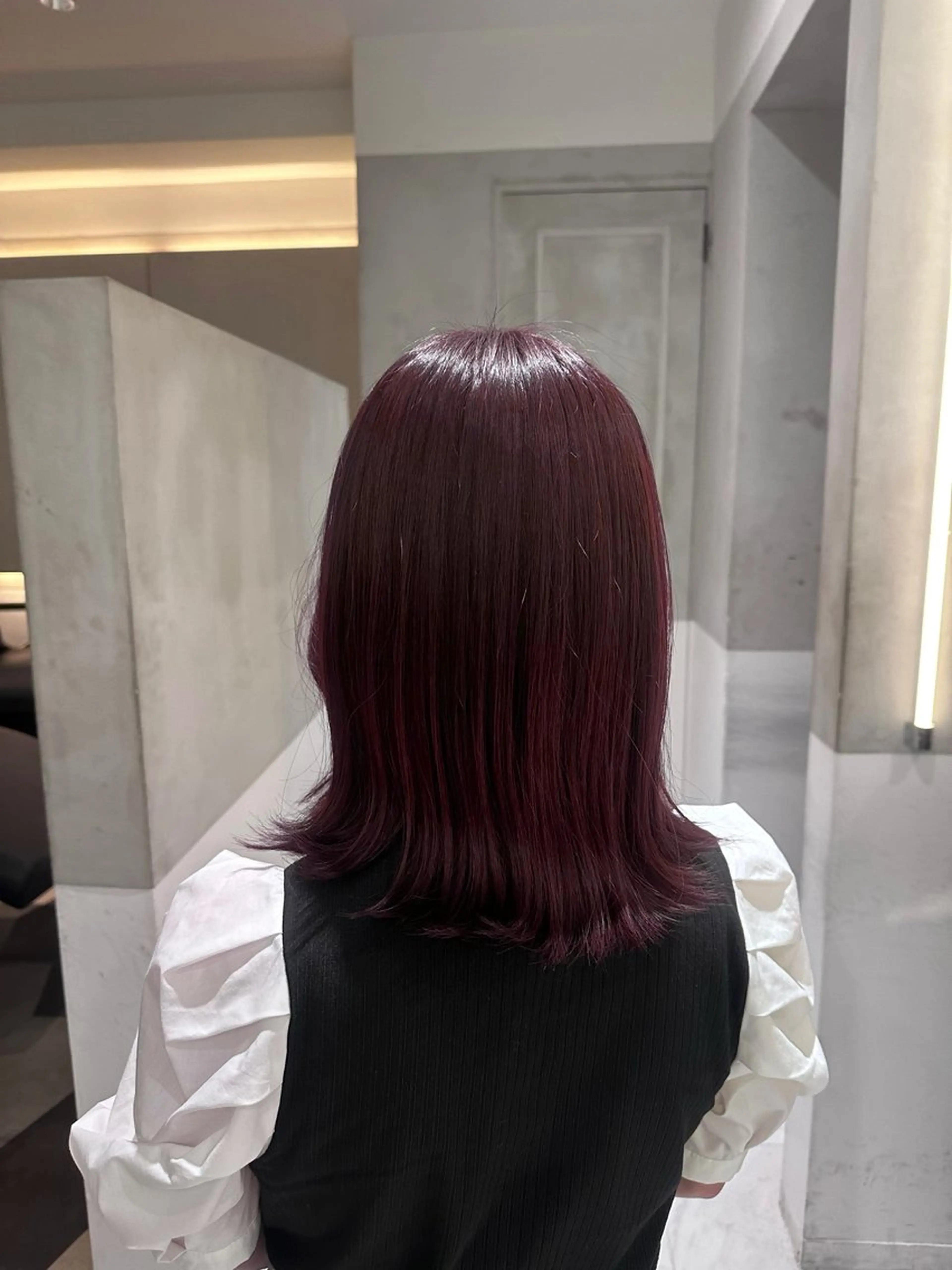 セミロング メンズ/艶カラー Rino🎀のヘアスタイル