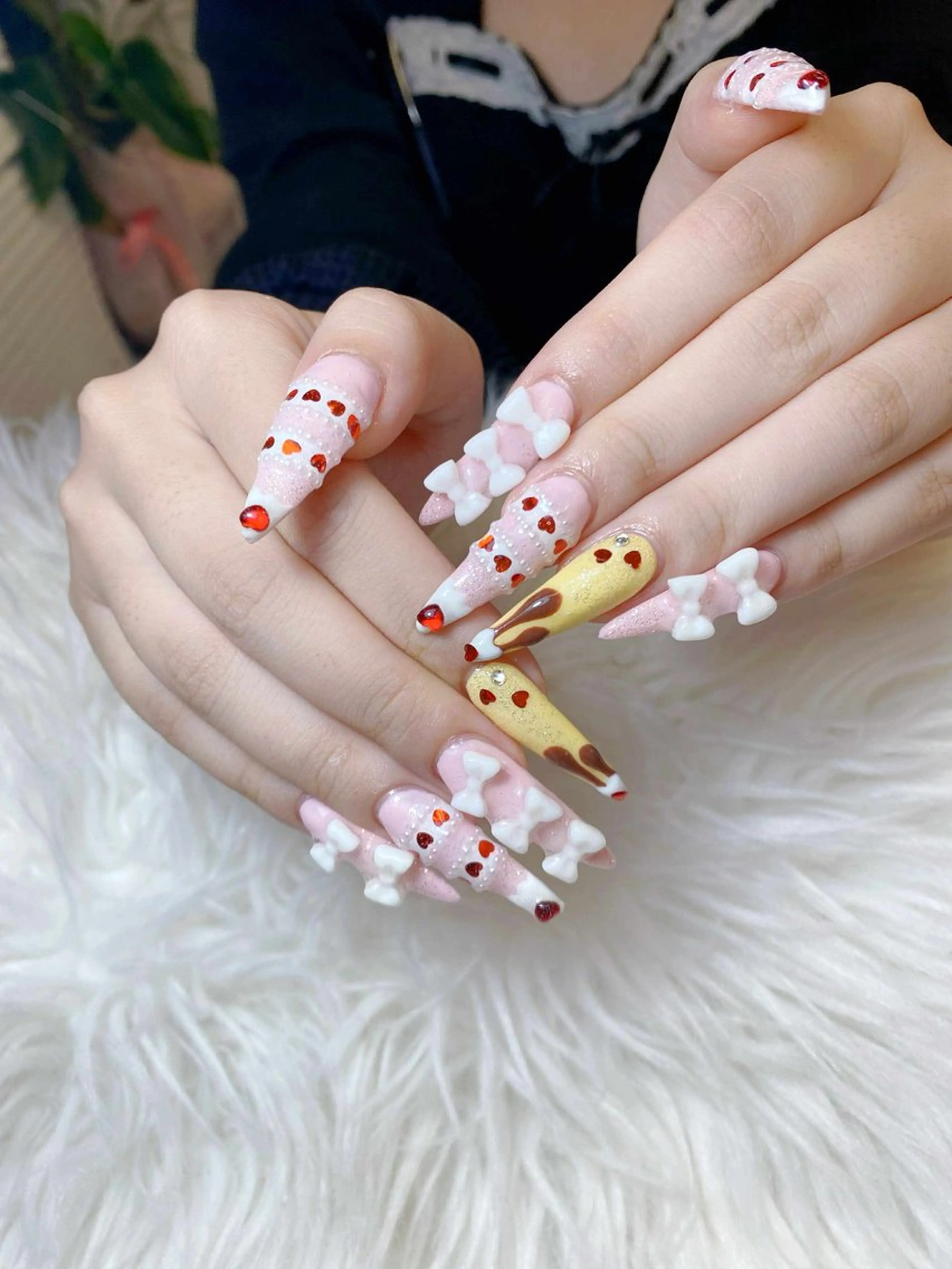 ネイル ハンドネイル ANH NAIL ゴテゴテ専門店💎のネイルデザイン