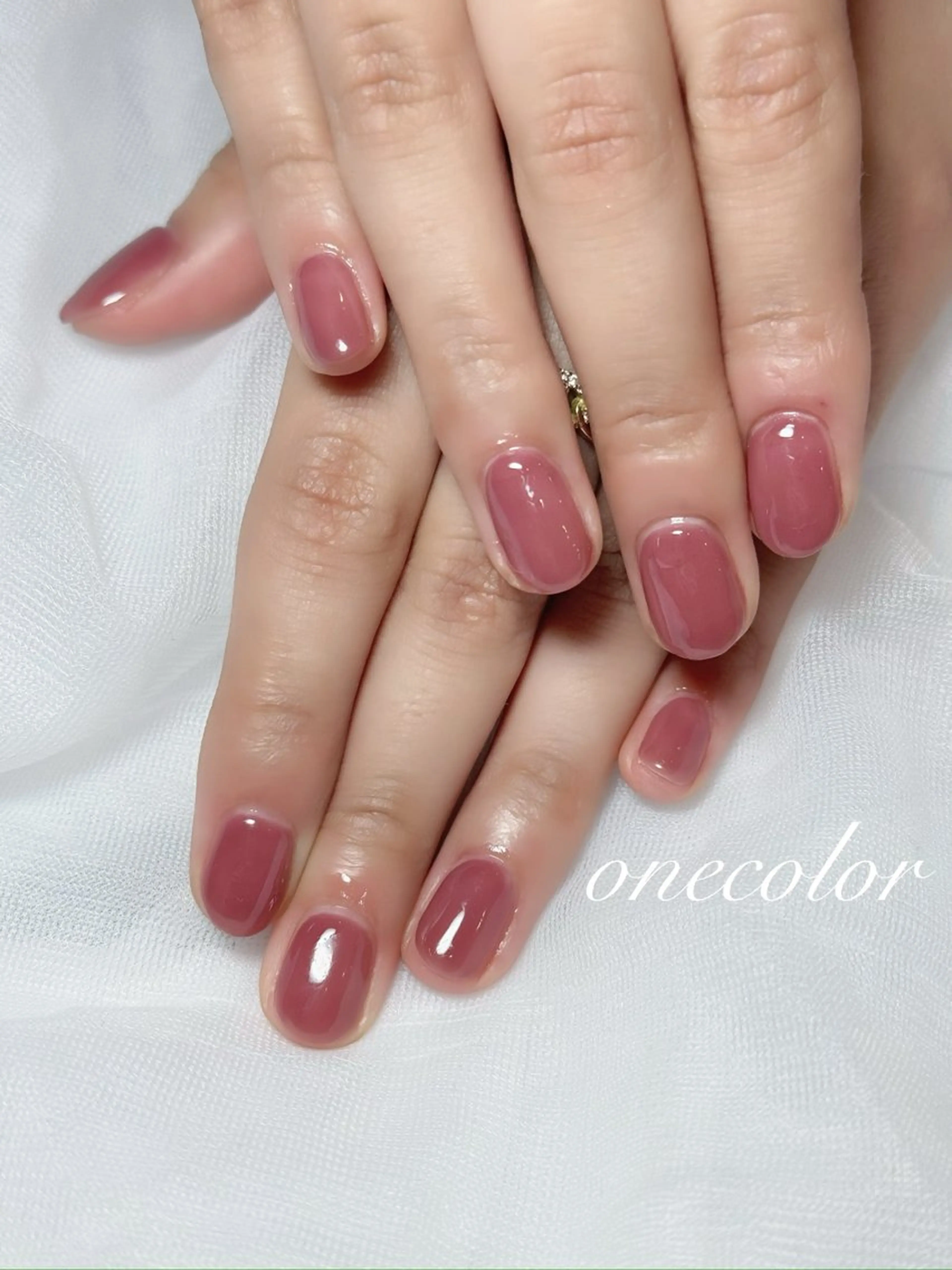 ネイル ワンカラーネイル ハンドネイル 🎀Mai 🎀のネイルデザイン