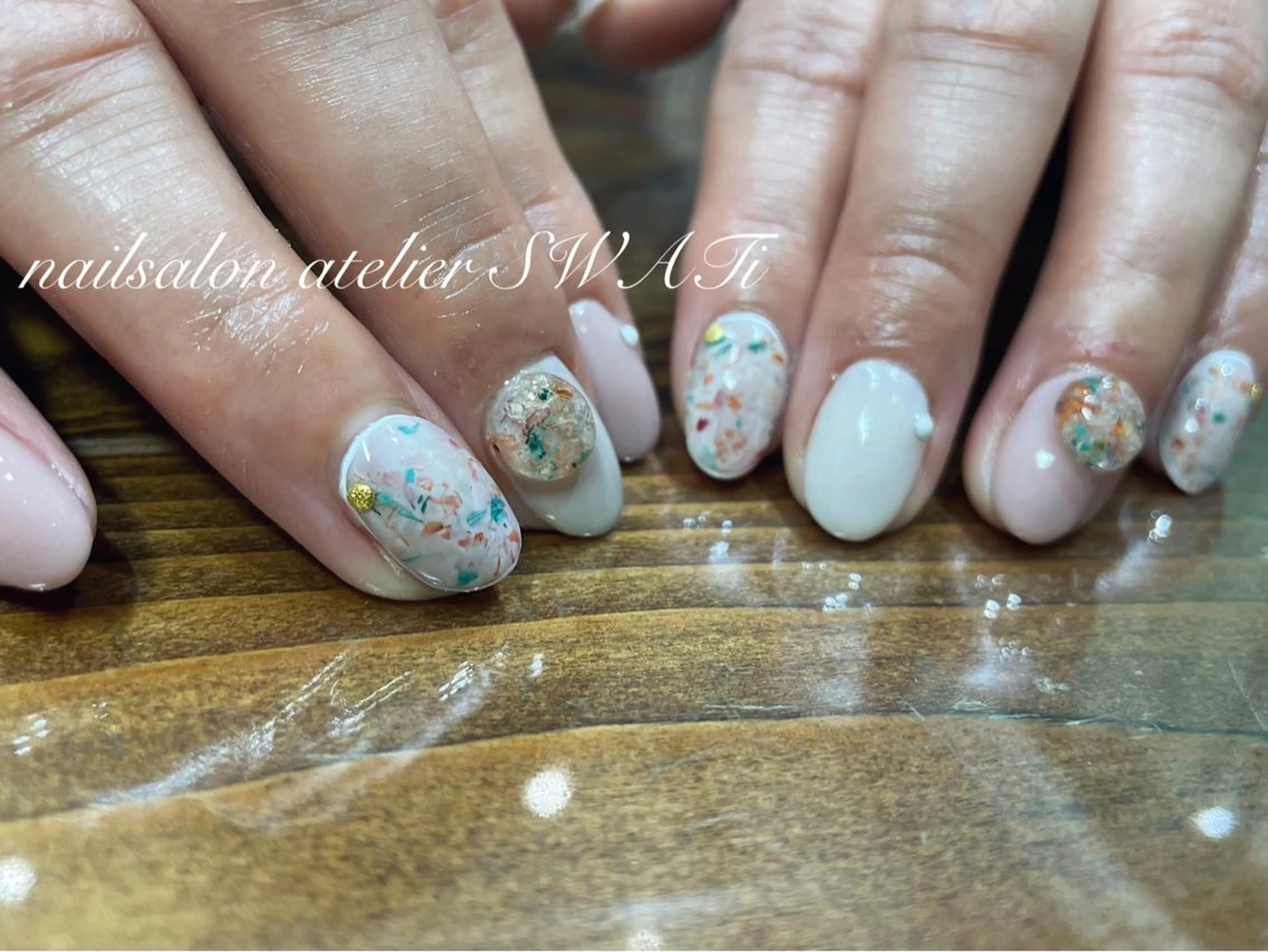 ネイル ヘアーサロン大野所属・nailsalon SWATiのネイルデザイン