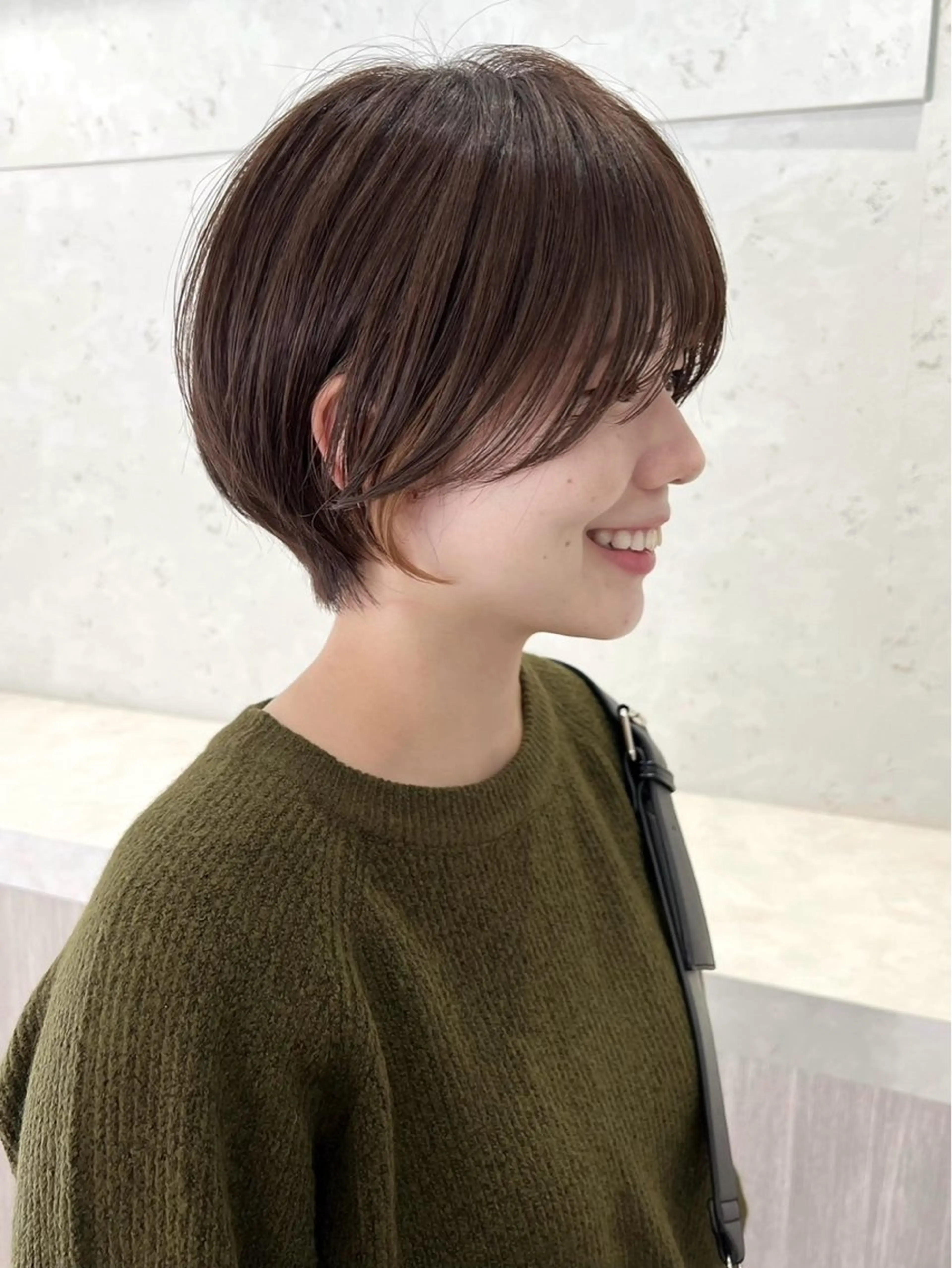 ショート ショートヘア メンズ特化 刈り上げない/金井のヘアスタイル
