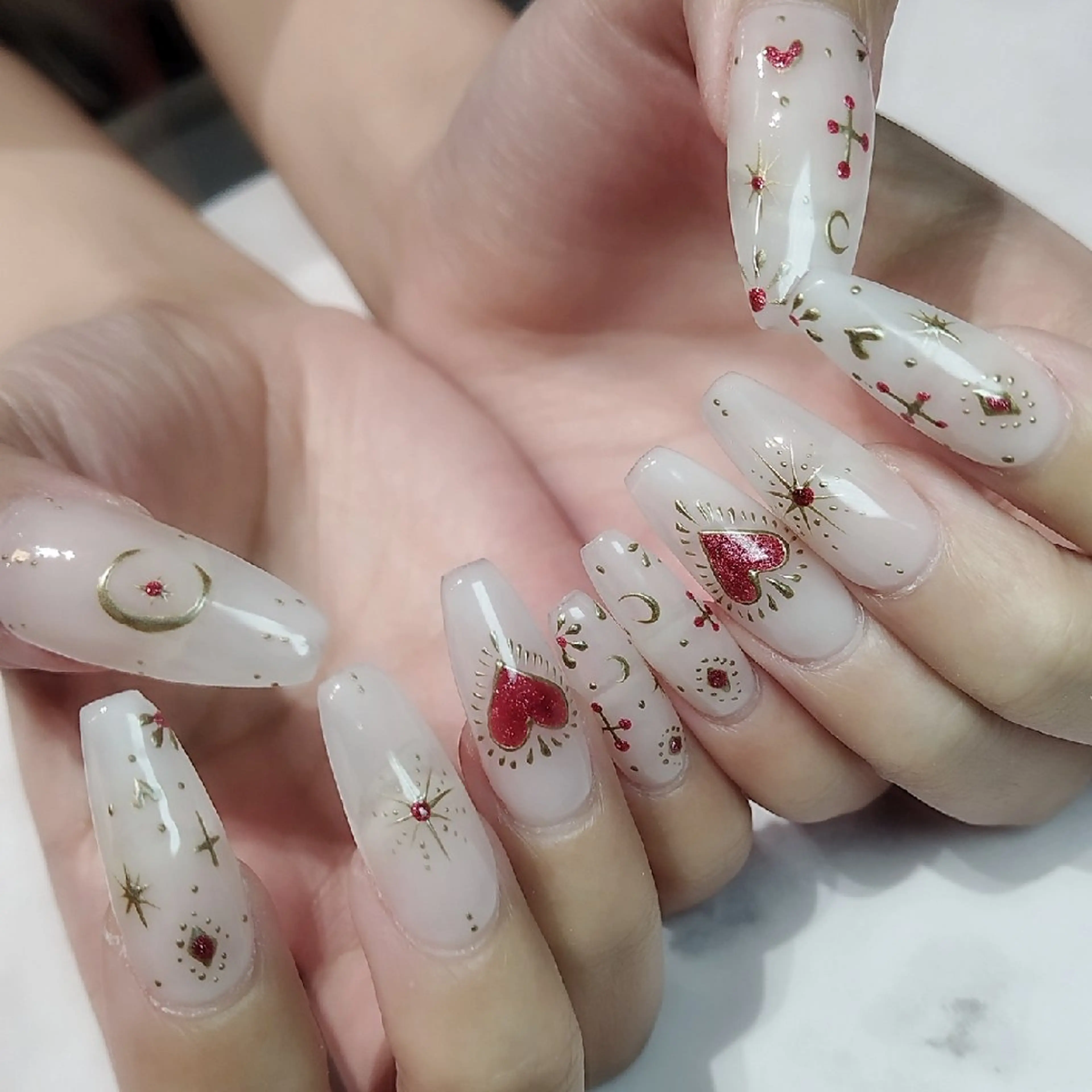 ネイル ハンドネイル あ きのネイルデザイン