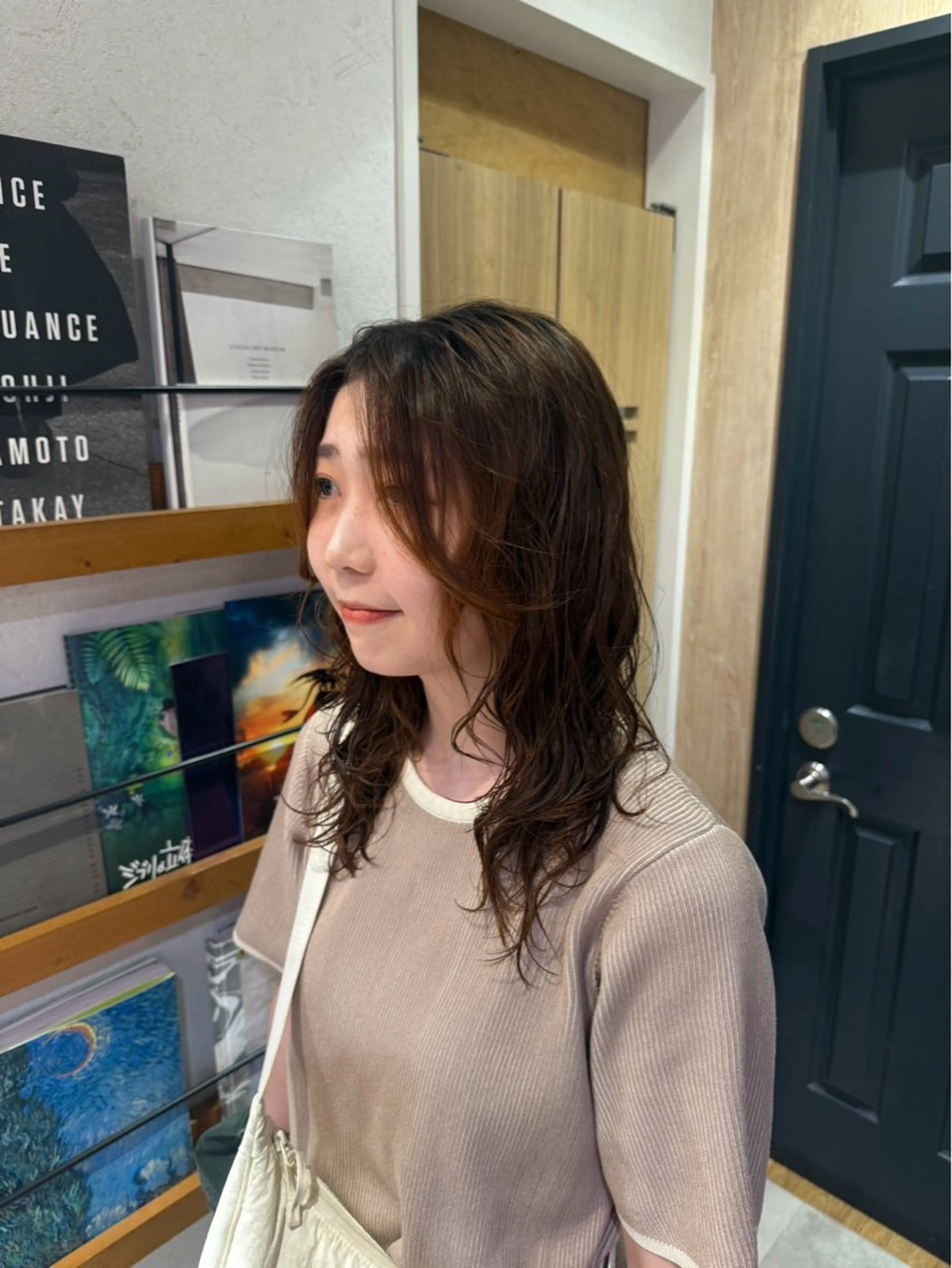 パーマ カットカラーモデル さん❁₊大募集中🌞のヘアスタイル