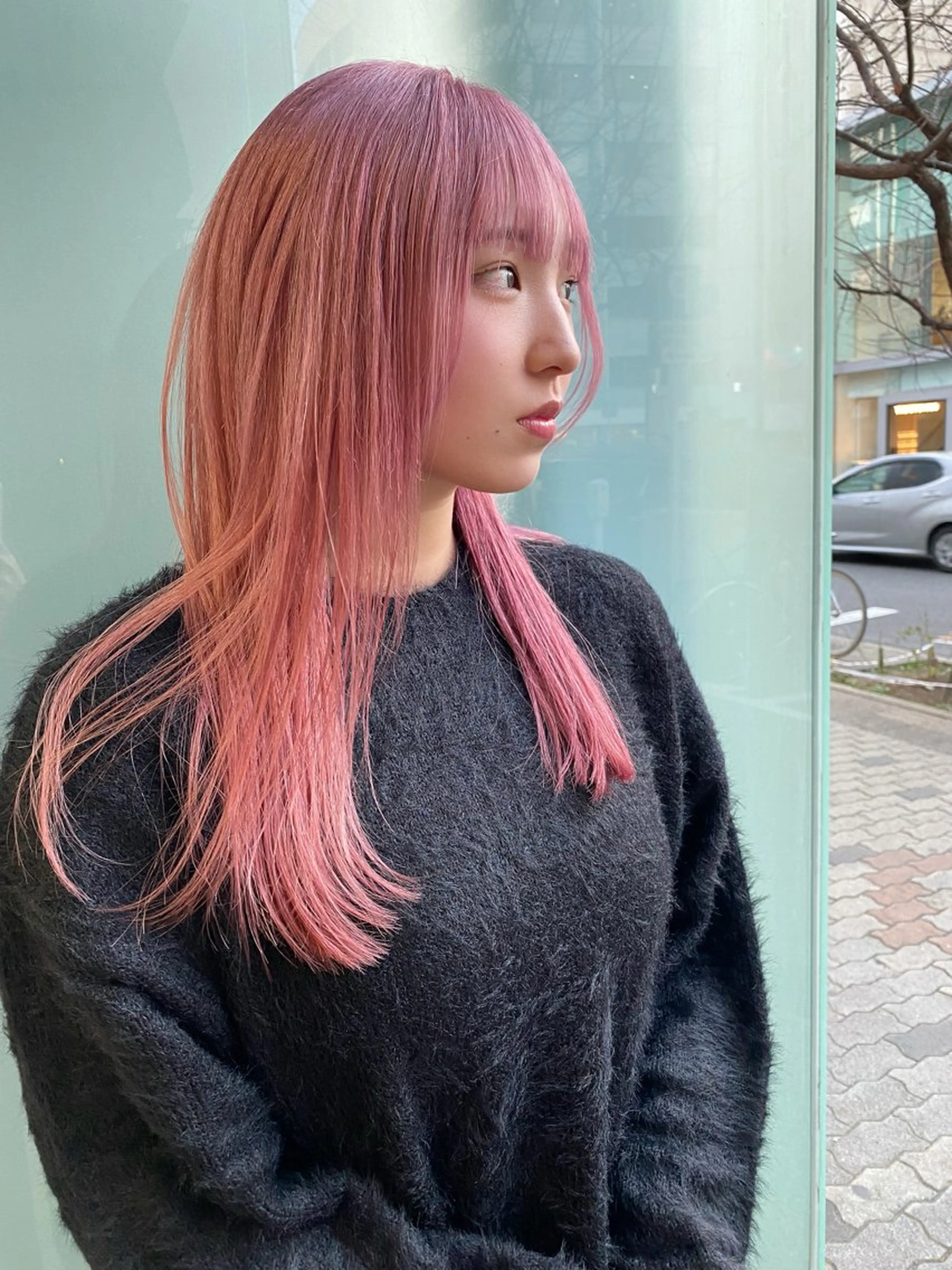 ロング ヘアカラー トリートメント sea's所属・平果帆/レイヤー /矢場町/ブリーチのヘアスタイル