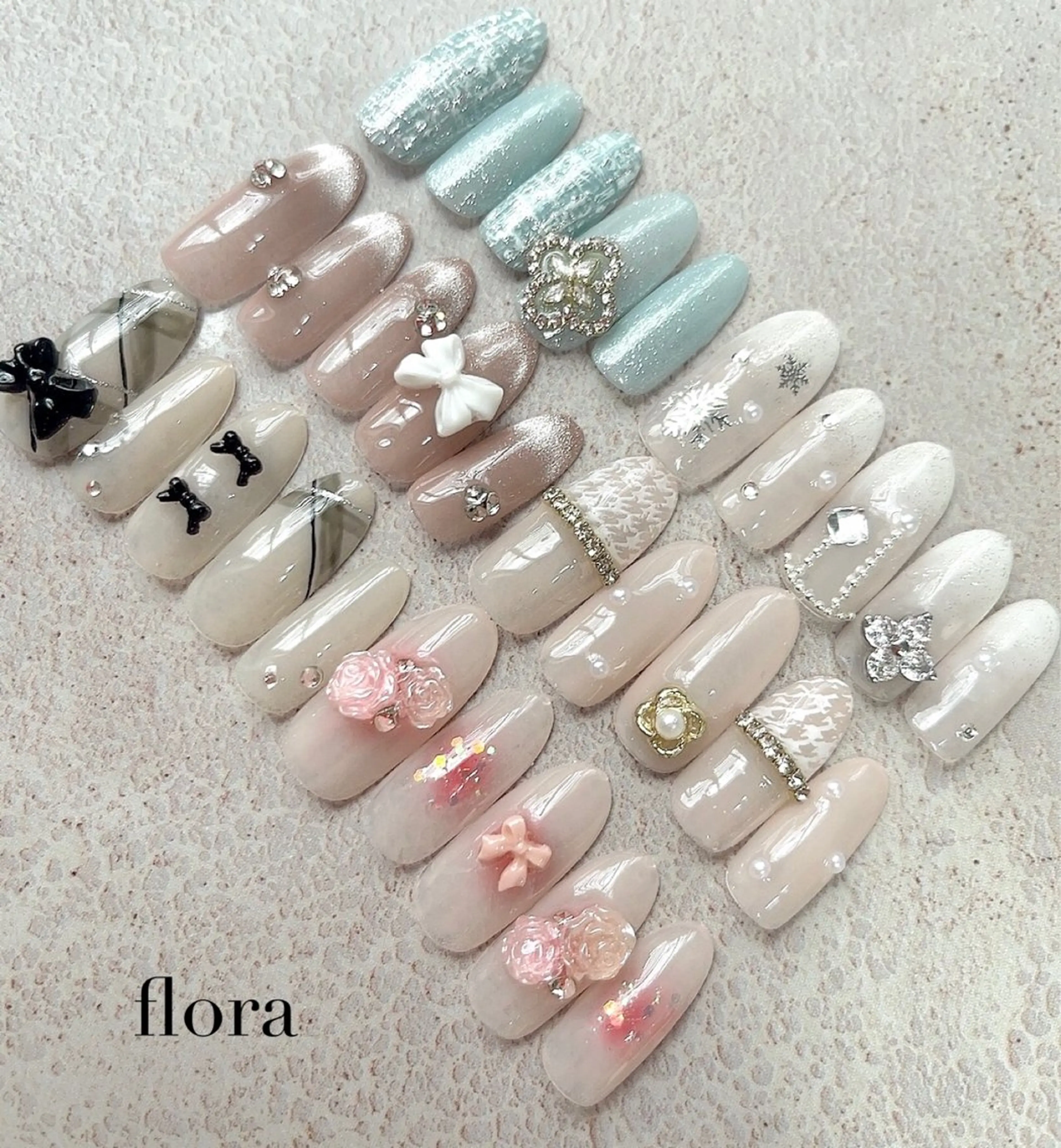 韓国系パーツネイル【8450円】の写真