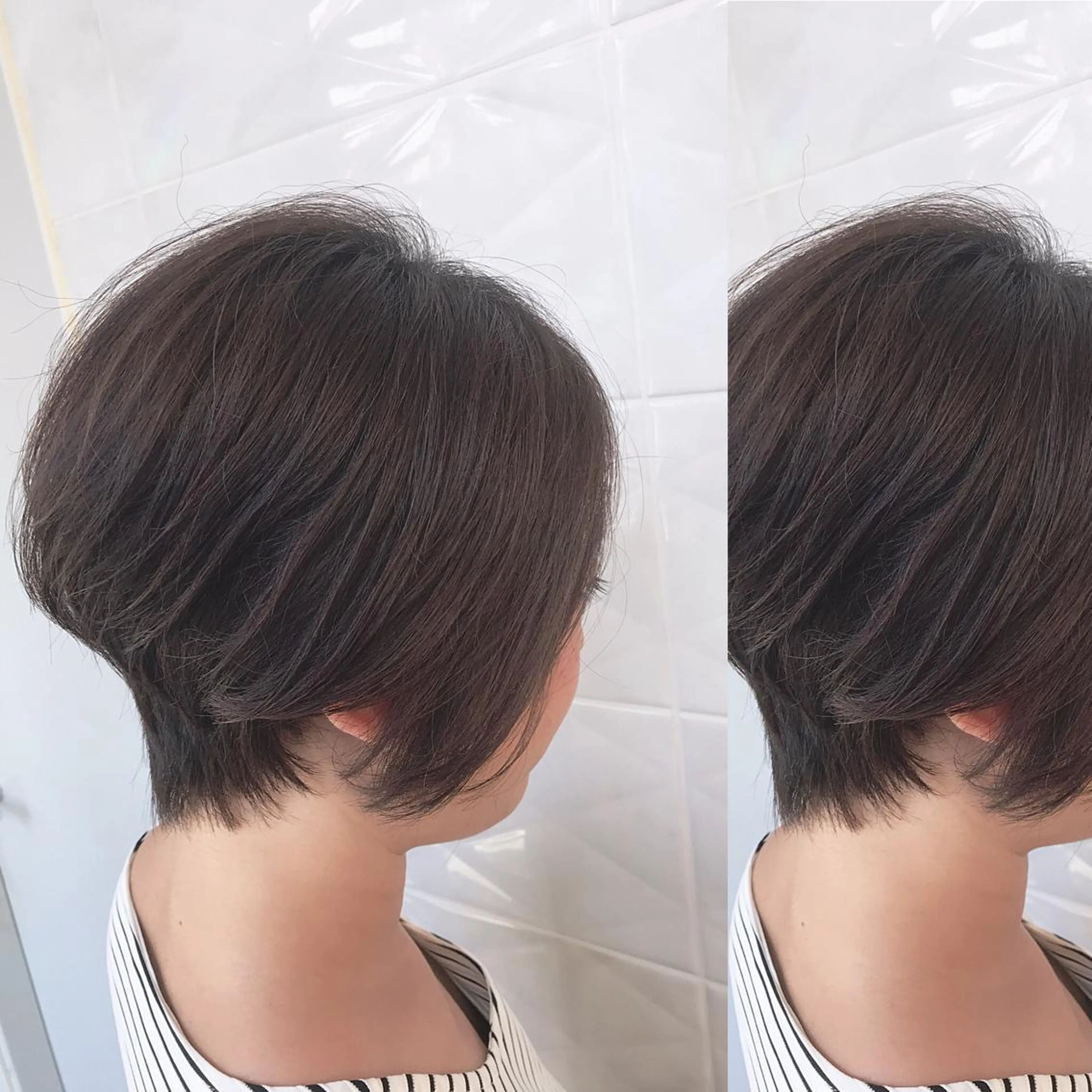 ショート カラー くびれヘア ショートヘア カット ヘアカラー 💗艶×髪改善カラー 特化💗AYAKIのヘアスタイル