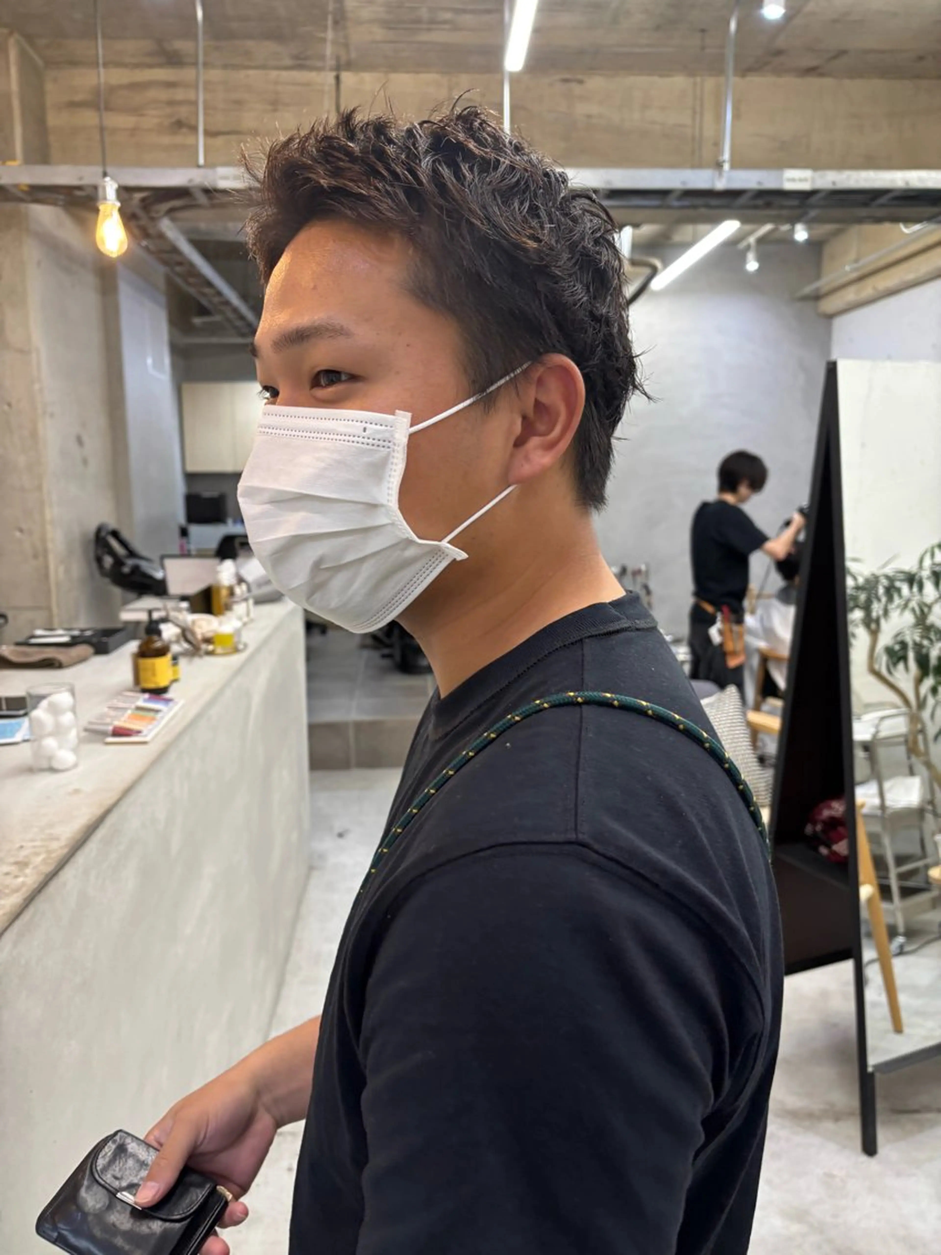 メンズ メンズパーマ MUKU所属・fuka モデル募集のヘアスタイル