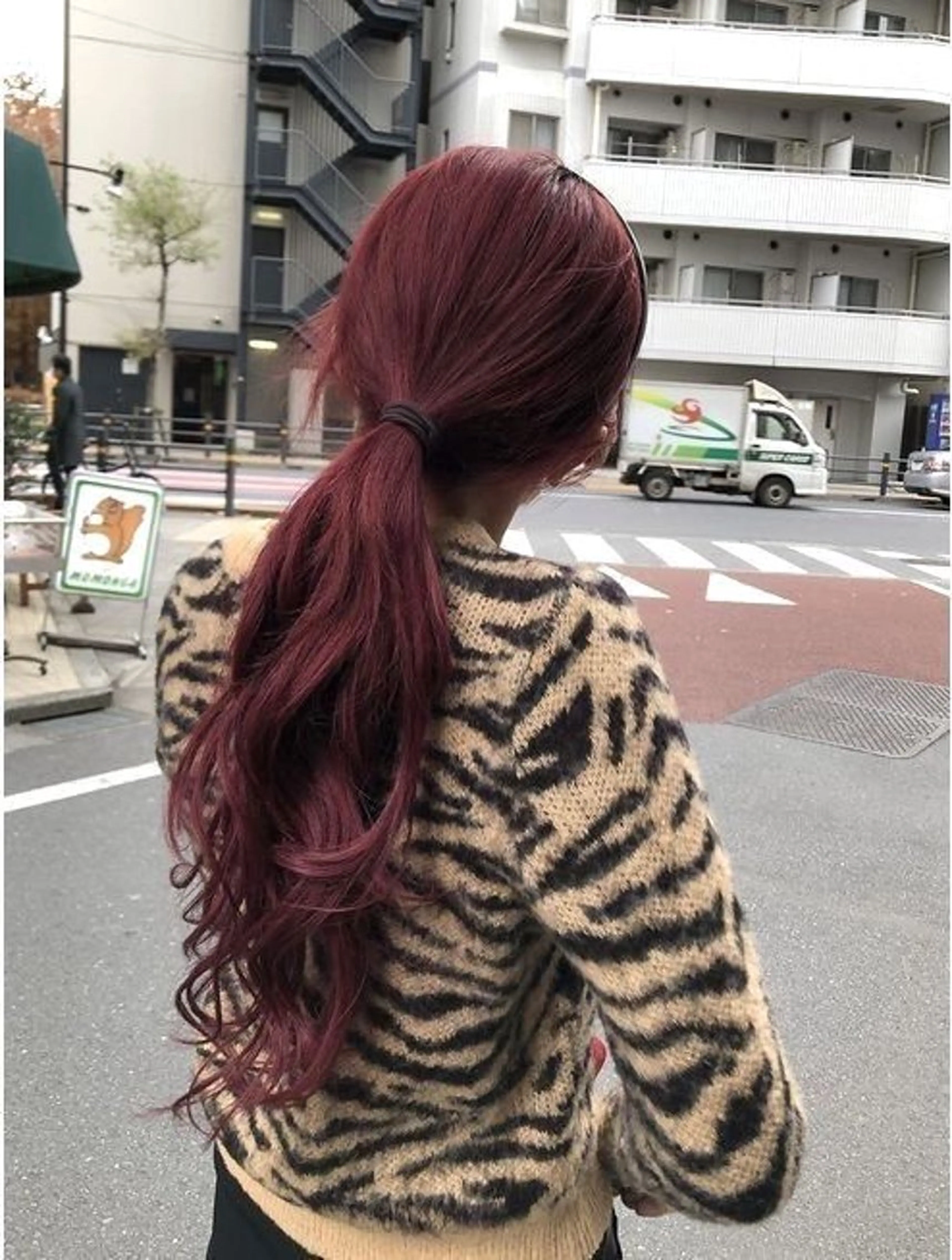 ロング カラー 顔まわりカット/艶髪 カラー✨けいとのヘアスタイル