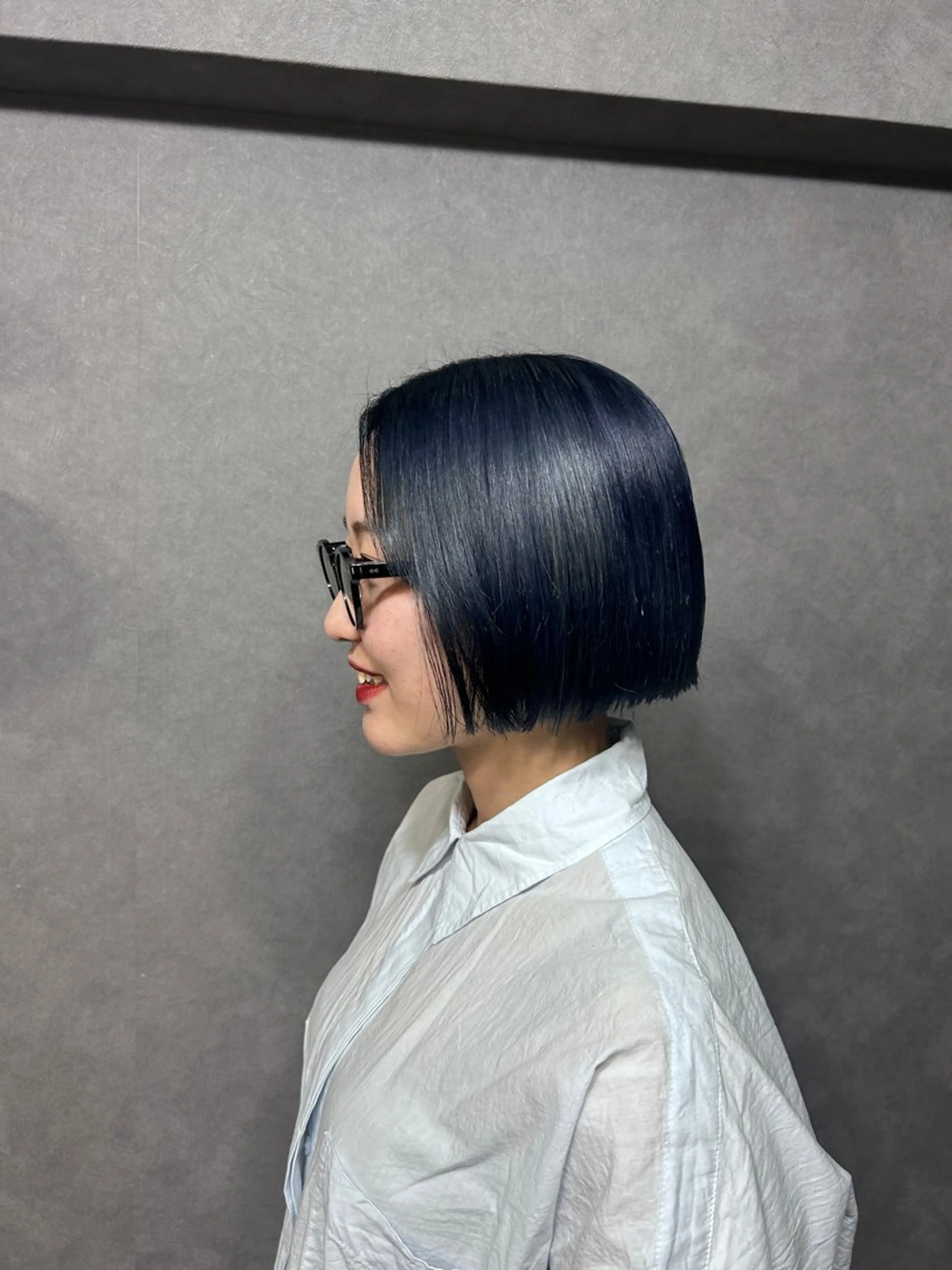 カラー ブリーチ ブルーカラー chouette/ 根本優希のヘアスタイル