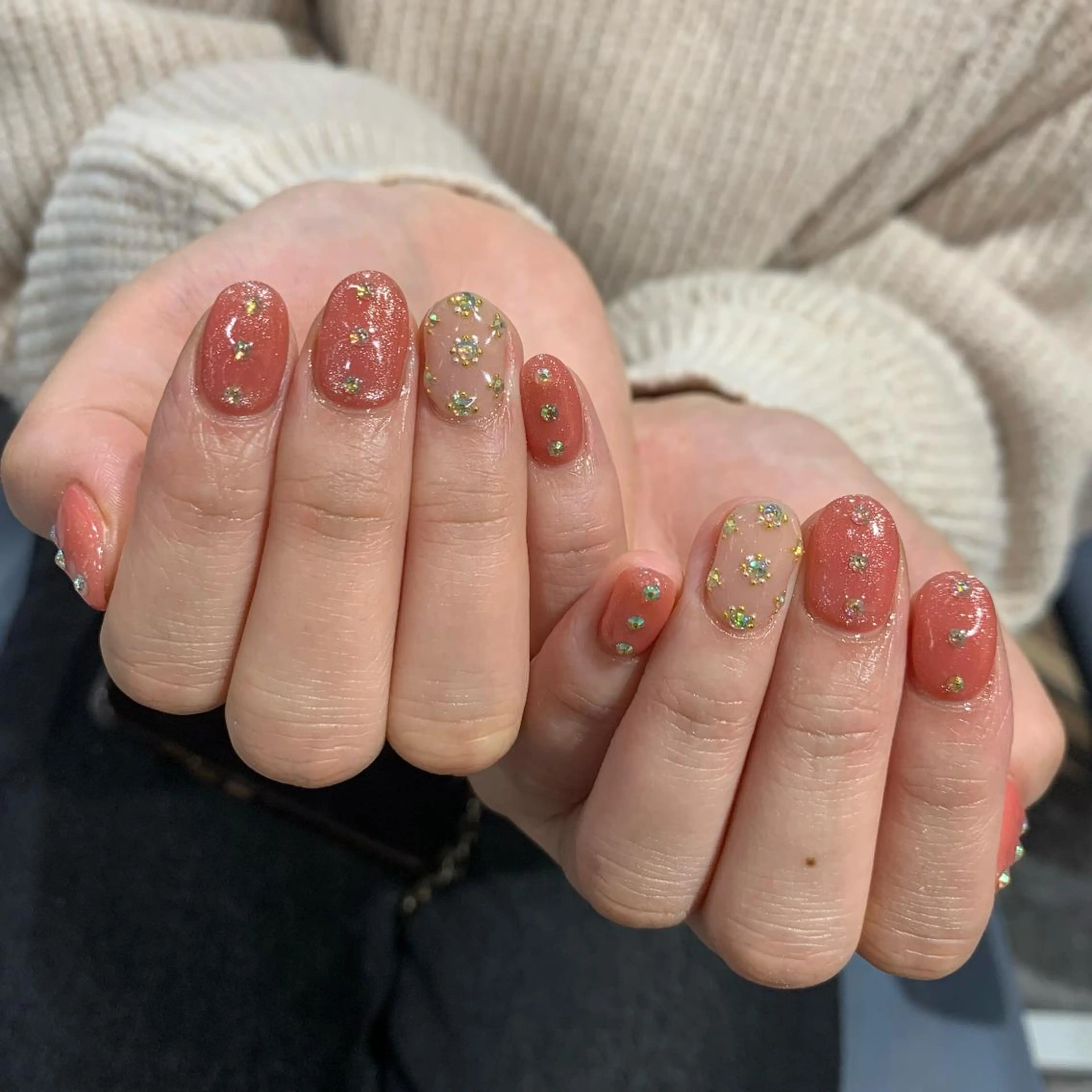 ネイル キラキラネイル ハンドネイル nailist Chisakiのネイルデザイン