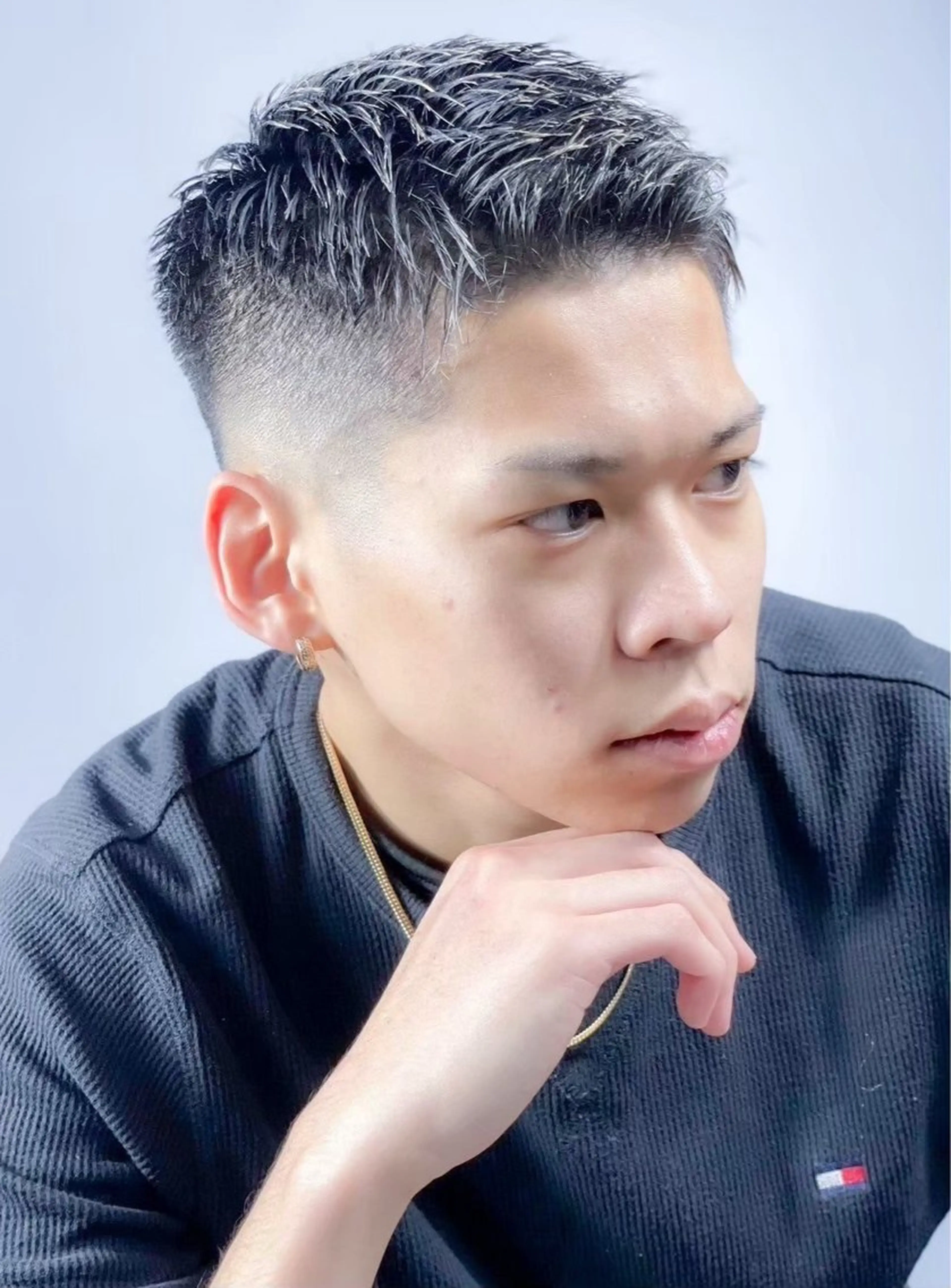 ショート ヘアアレンジ メンズ カット プレミアムバーバー新宿店所属・⚡️メンズ特化⚡️ 倉林 隼大のヘアスタイル