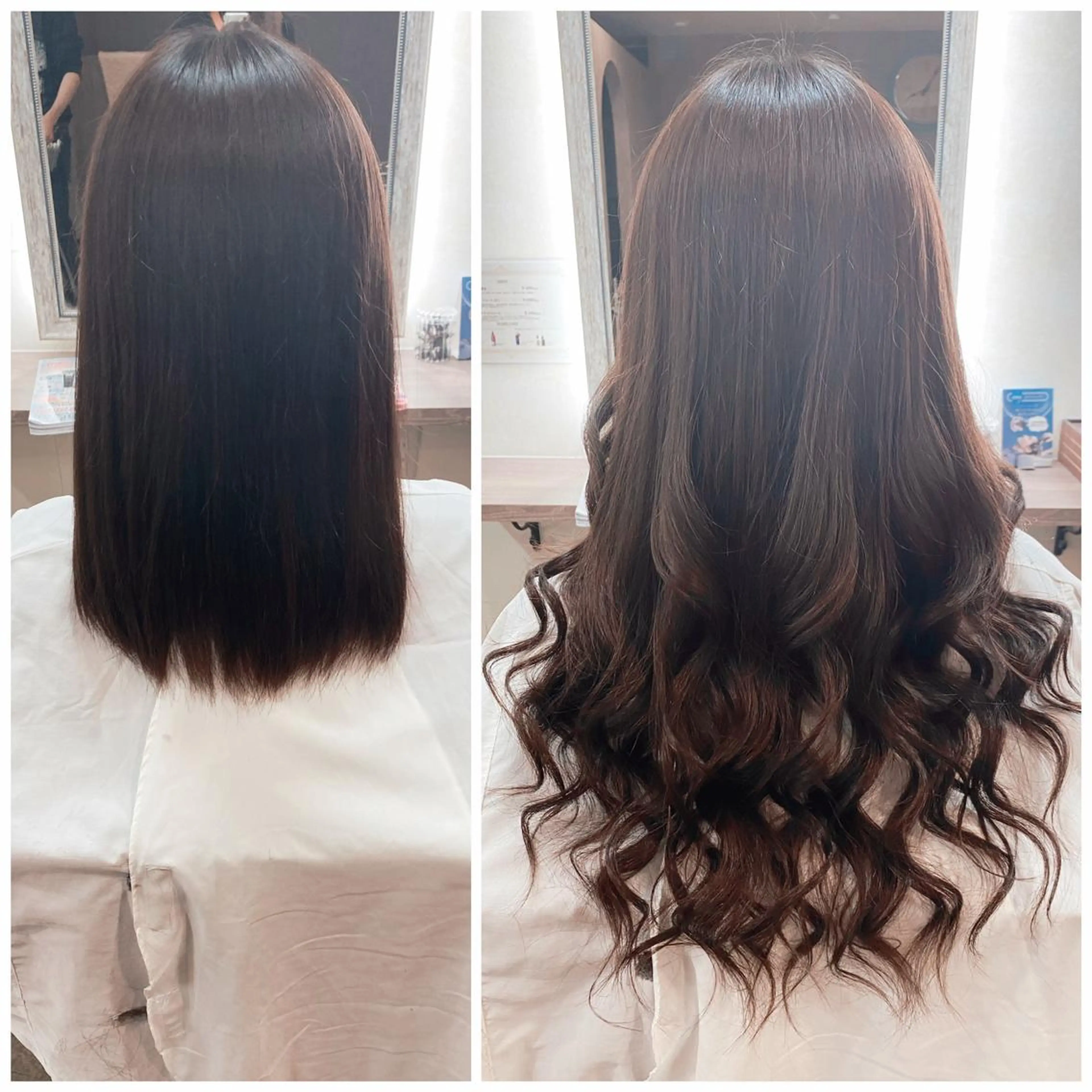 ロング シールエクステ エクステ ロング 田井中 悠紀のヘアスタイル