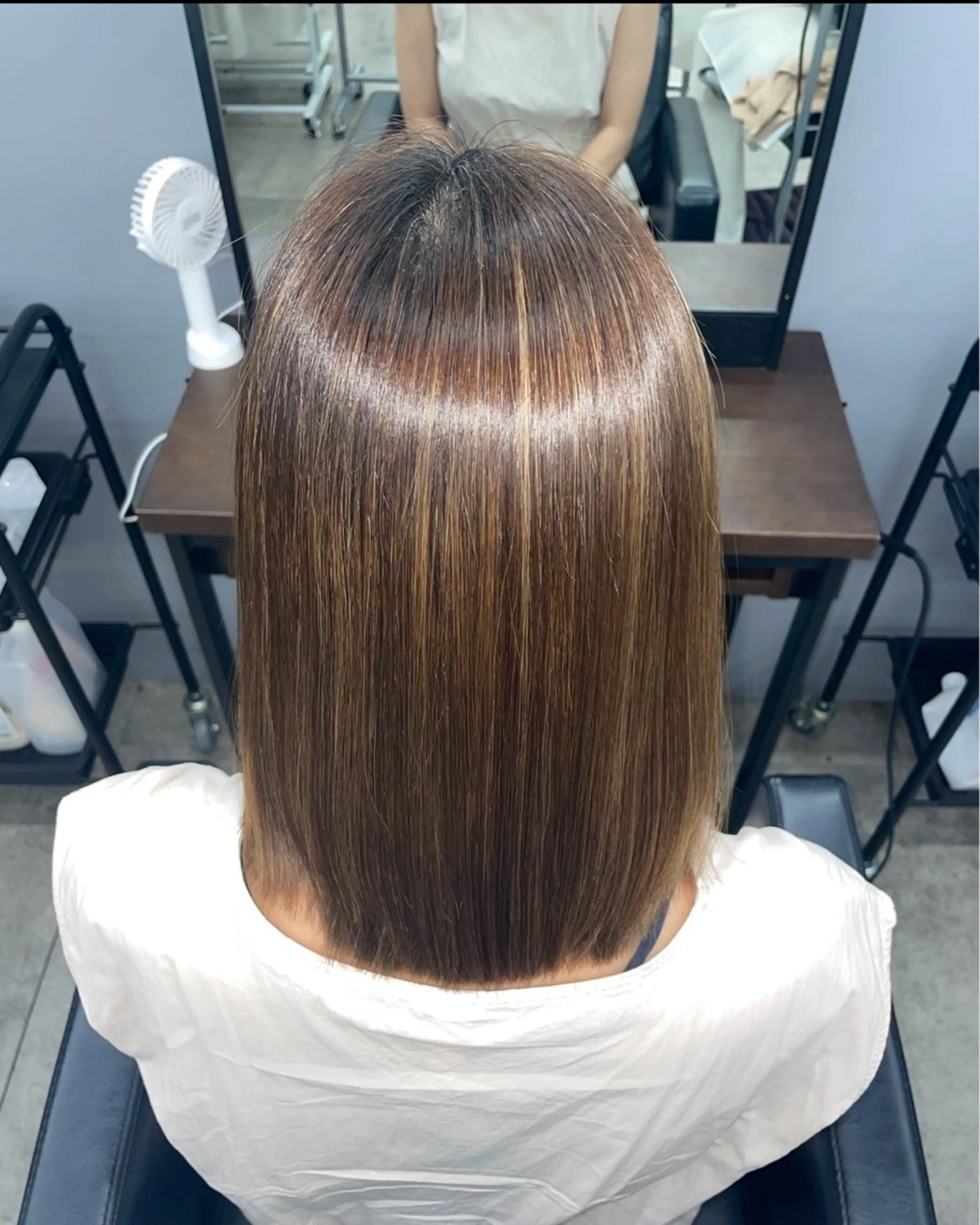 ミディアム 艶髪／トリートメント ⭐️KIRARI⭐️のヘアスタイル