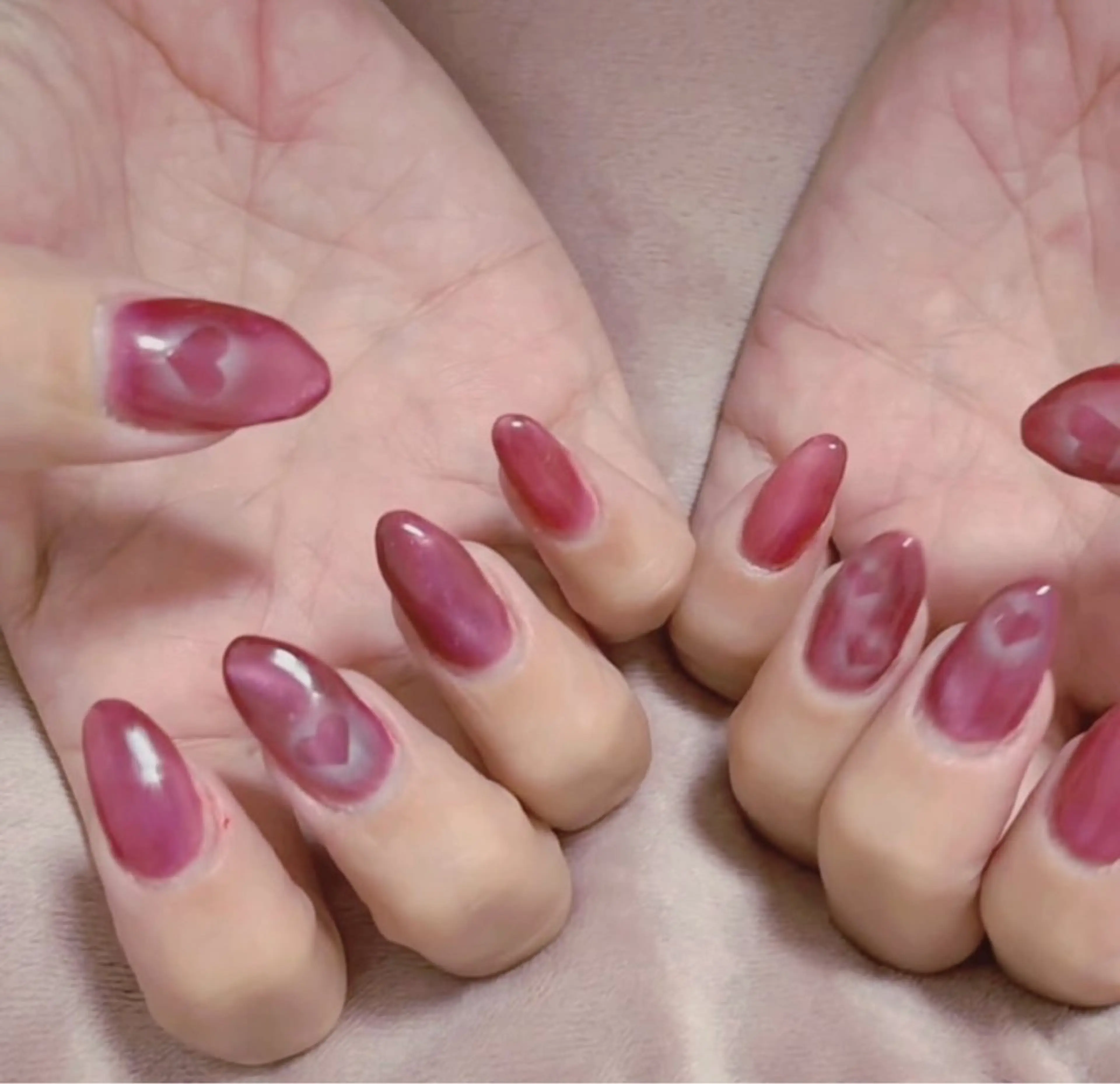 ネイル フラッシュネイル フットネイル フレンチネイル ジェルネイル ガラスフレンチ Nail salon Natulalのネイルデザイン