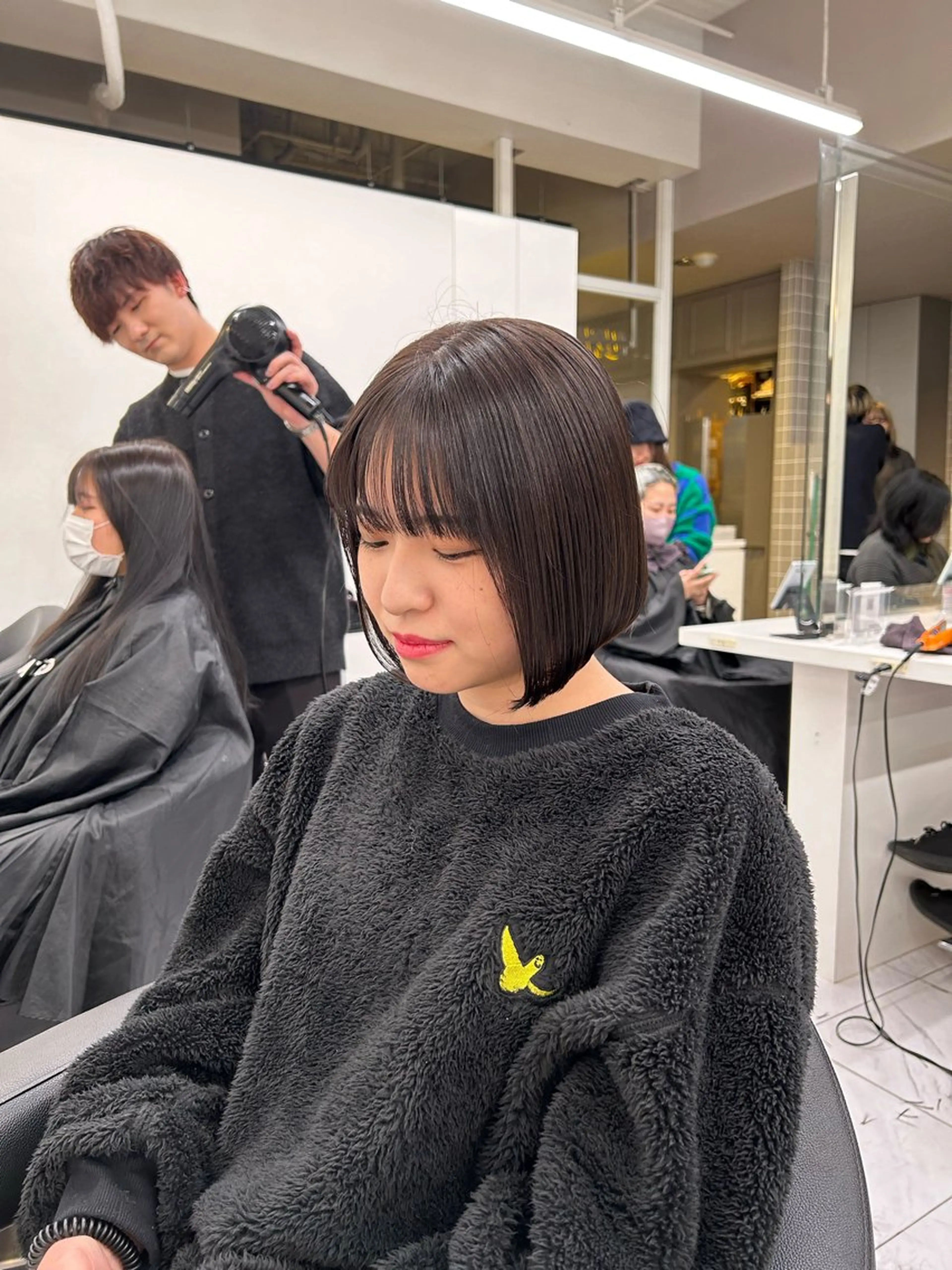 カラー ヘアカラー beige🤎ダブル カラー/レイヤー🧸のヘアスタイル