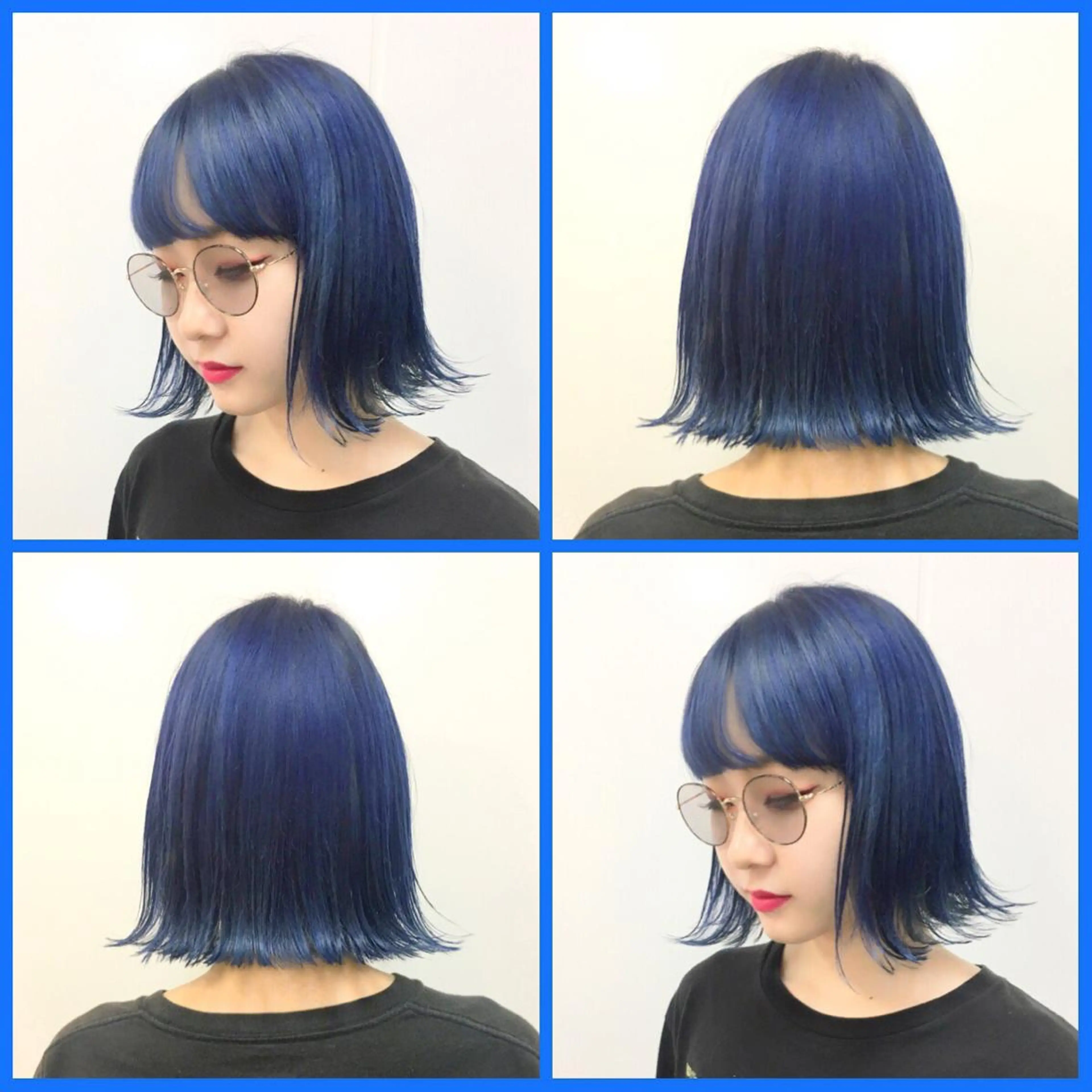 ショート カラー ヘアアレンジ ブリーチ ブルーカラー トリートメント As hair所属・🌟かかりつけ美容師 🌟アスカのヘアスタイル