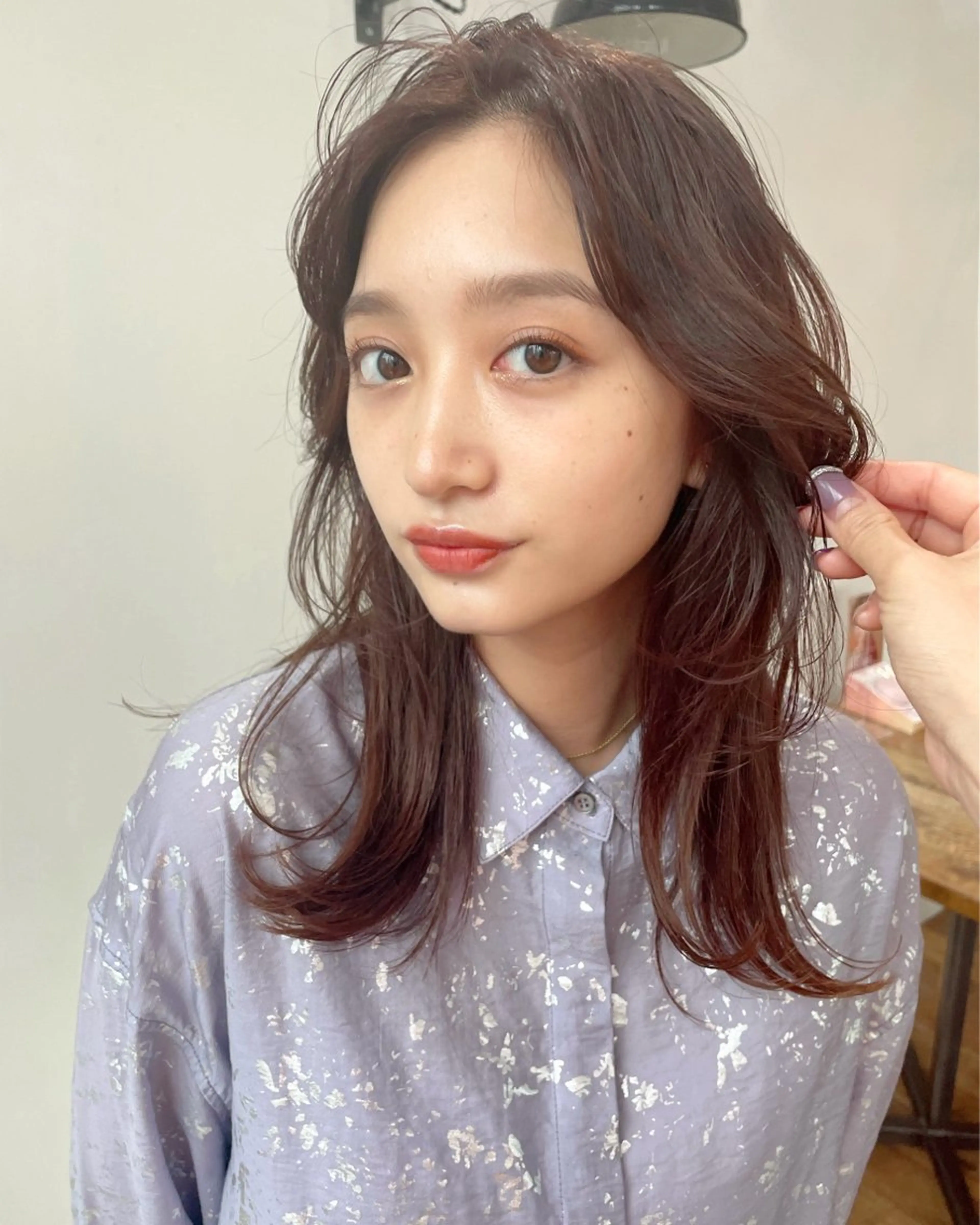 セミロング カラー リピーター多数🌟 メンズ限定　松本理沙のヘアスタイル