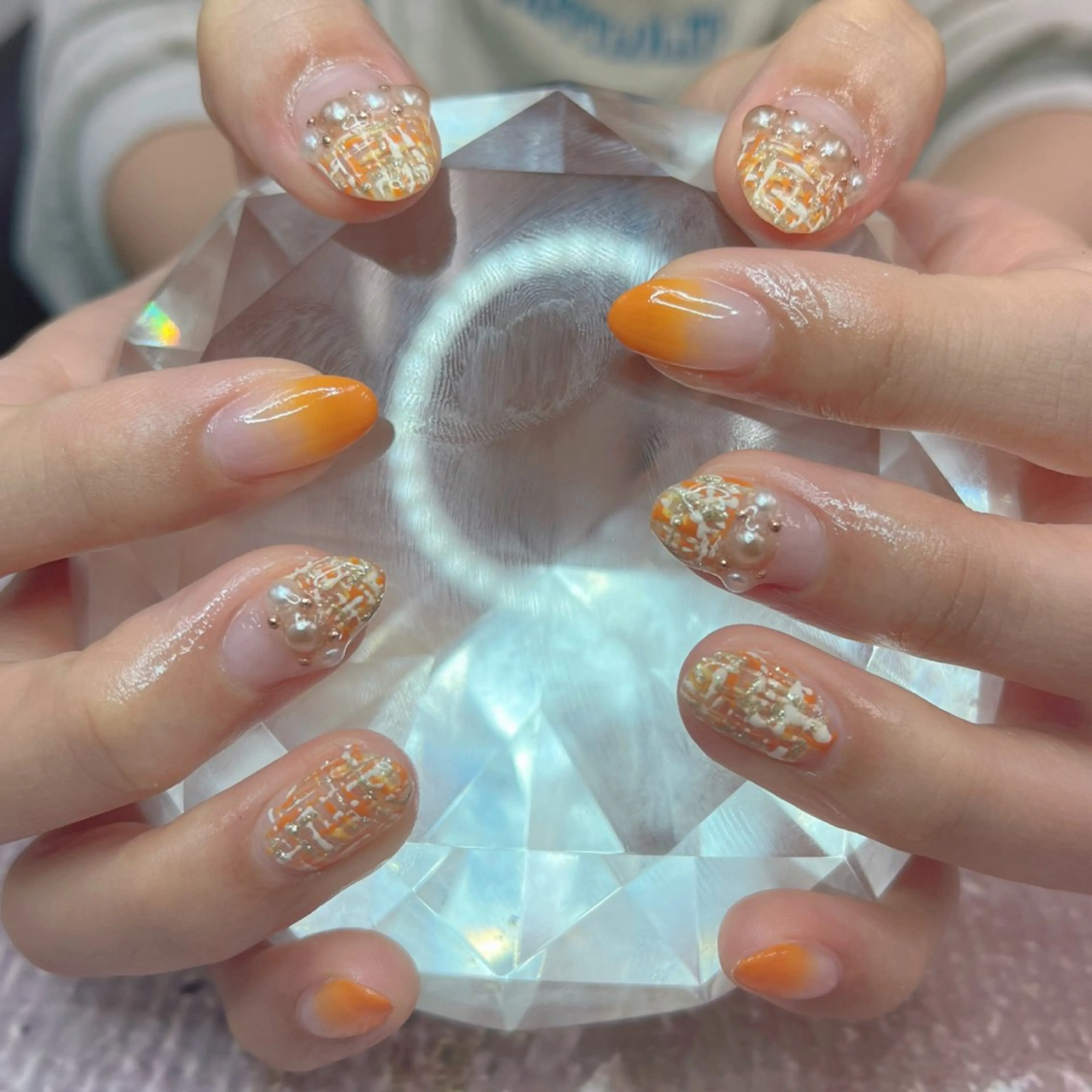 ネイル ツイードネイル ブルーデイジー栄本店所属・BlueDaisy 栄本店のネイルデザイン