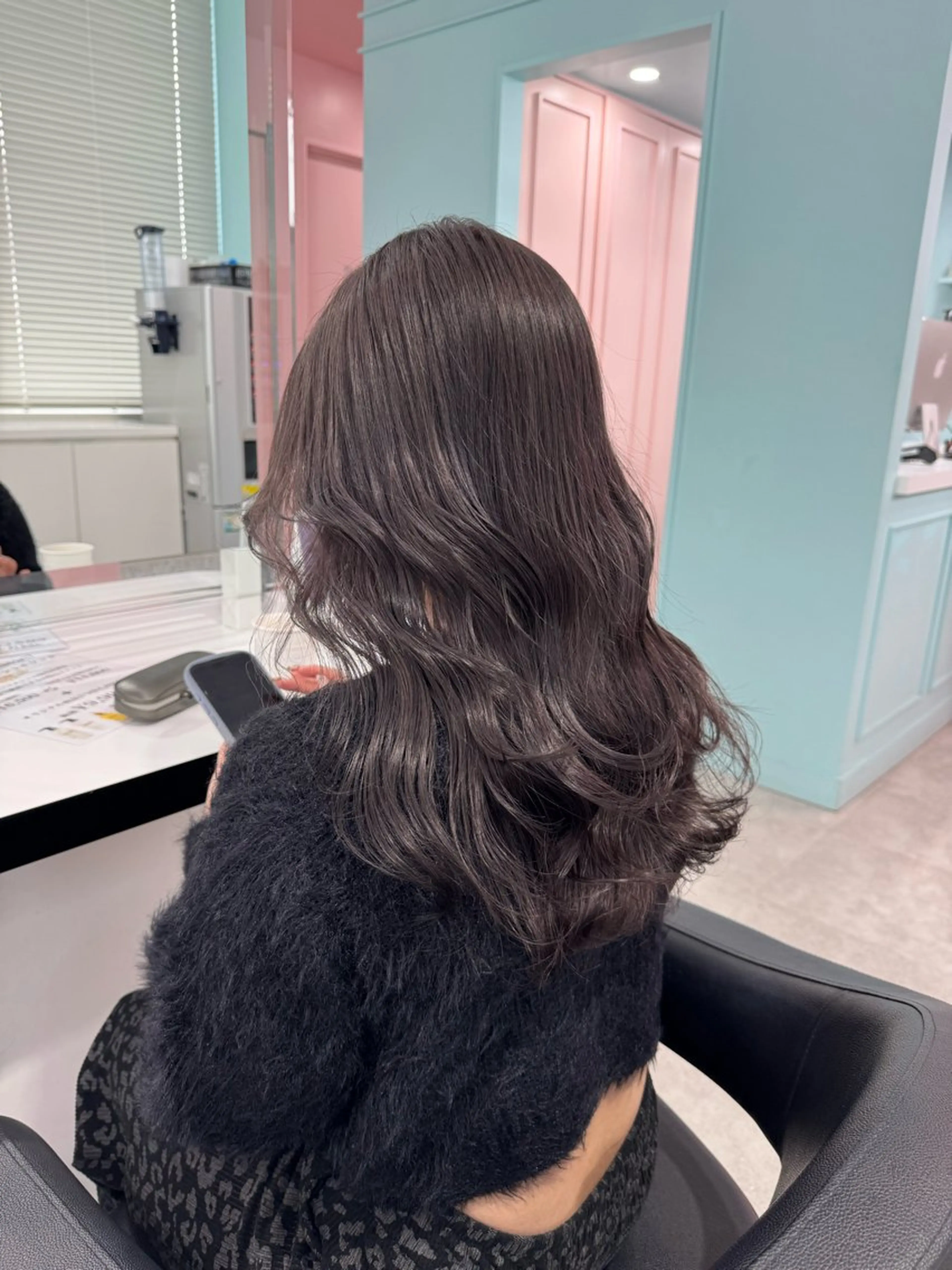 セミロング ヘアカラー ⛄️レイヤー⛄透明感 ⛄️kyotaroのヘアスタイル